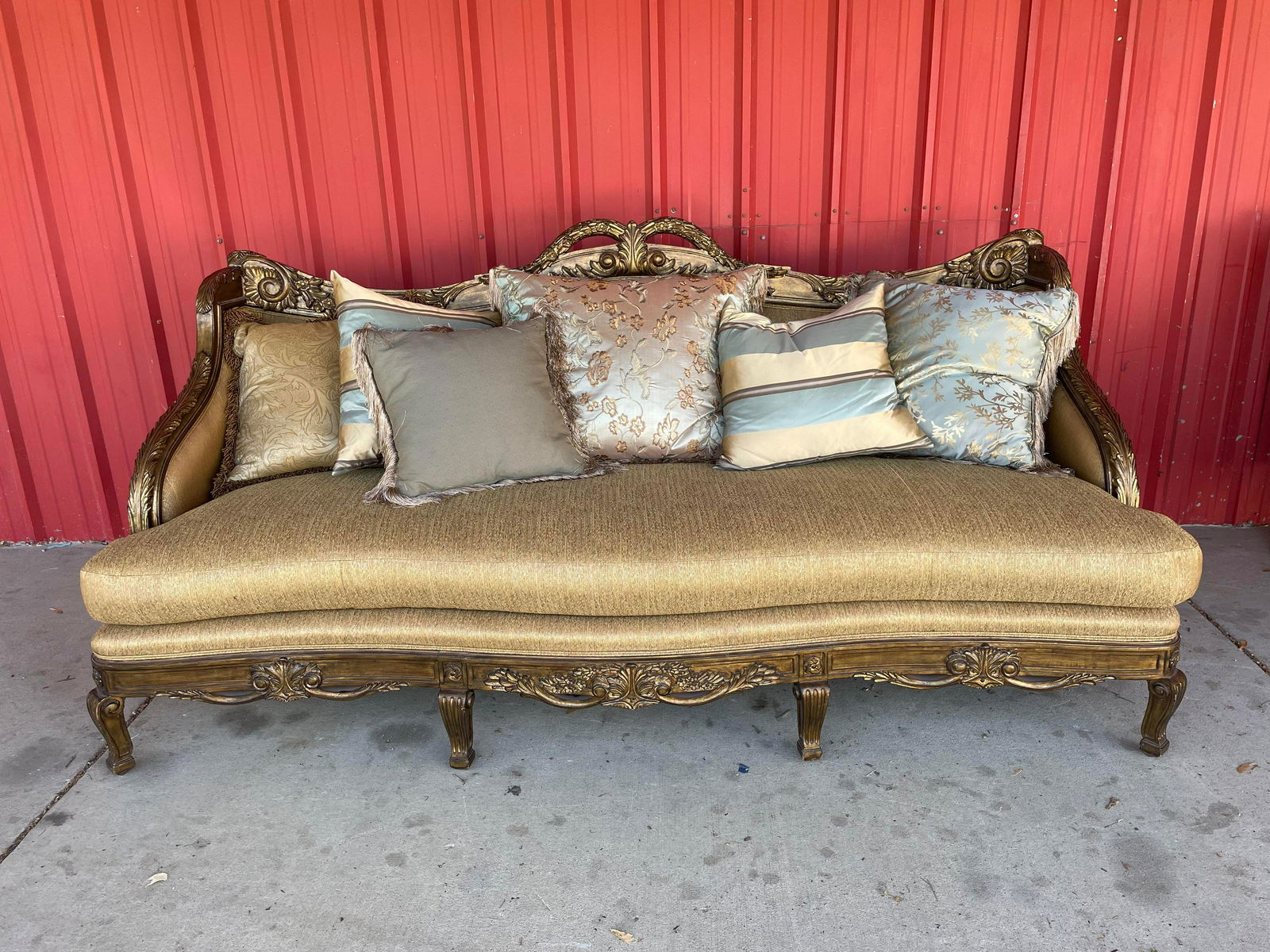 Gilded Style Oversized Modern Couch (1 of 5)