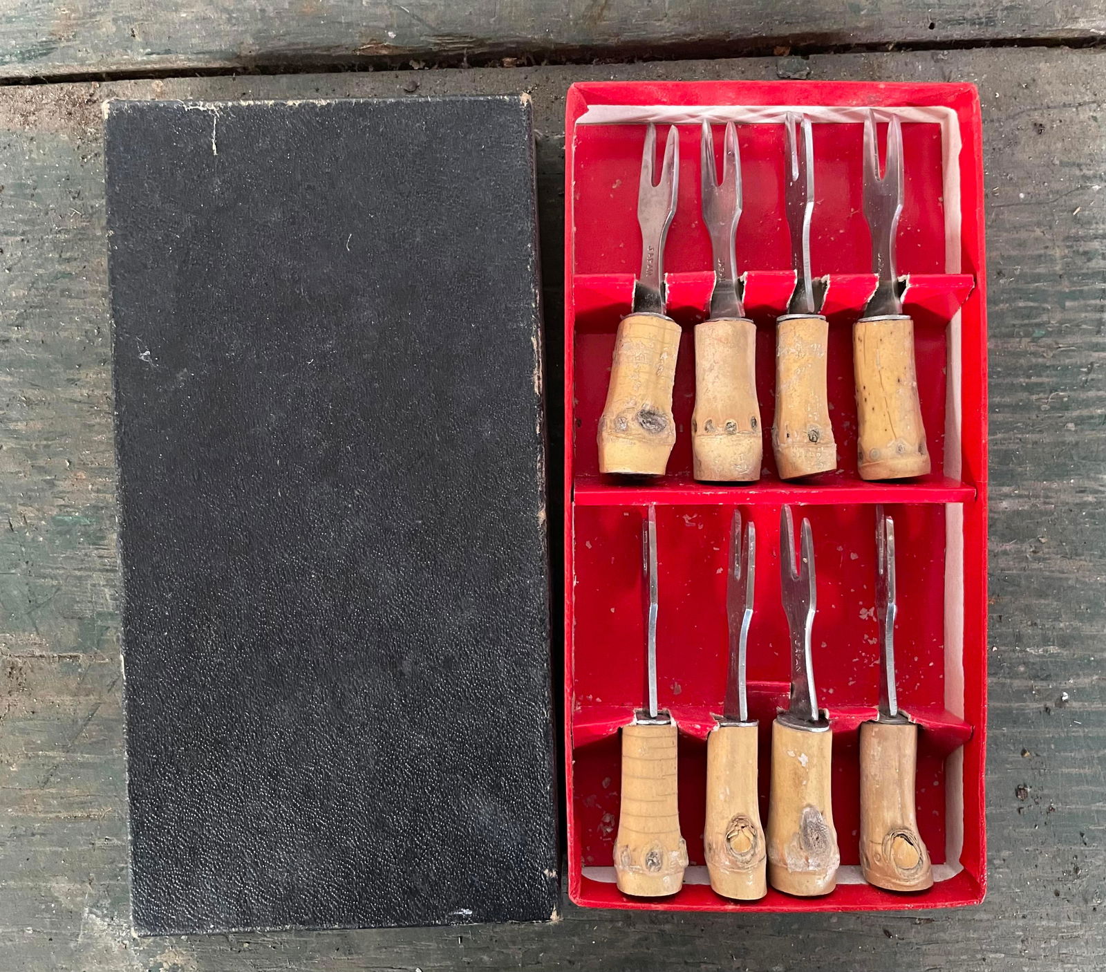 Vintage Corn Cob-Holder Set (1 of 2)