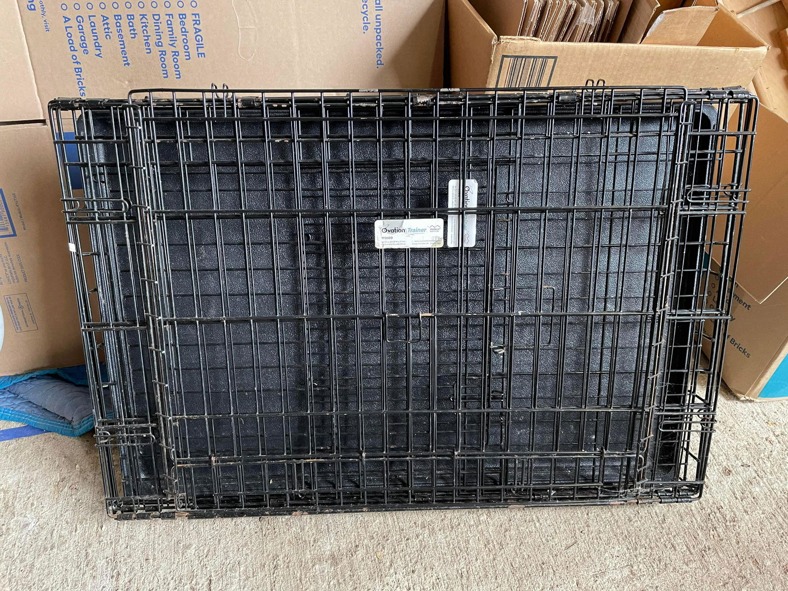 36" Metal Wire Dog Crate By Ovation Trainer (1 of 1)