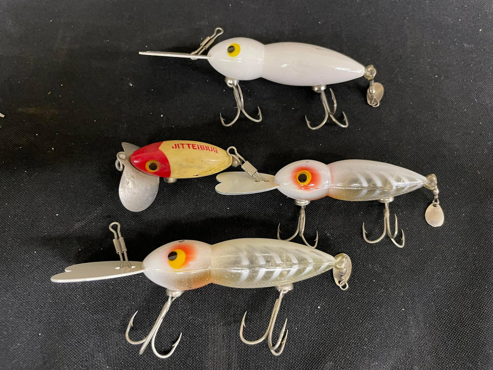 Collection Of Fishing Lures Including Jitterbug (1 of 1)