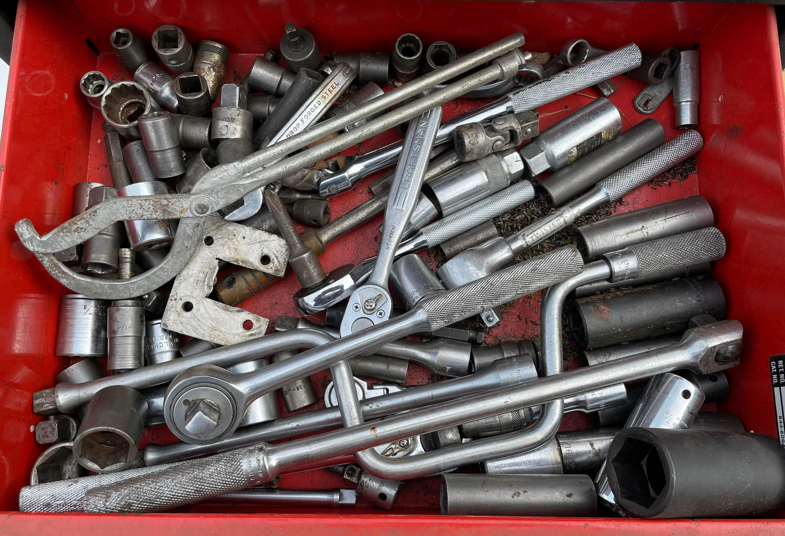 Large Collection Of Craftsman Sockets And Wrenches With Assorted Tools/Equipment (1 of 1)