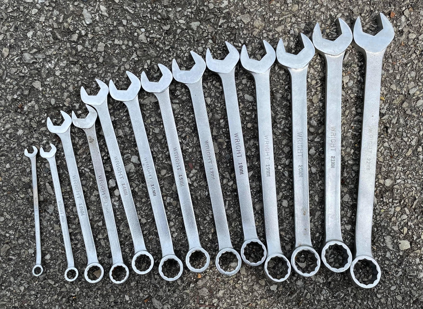 Set Of Wright Metric Wrenches (1 of 1)