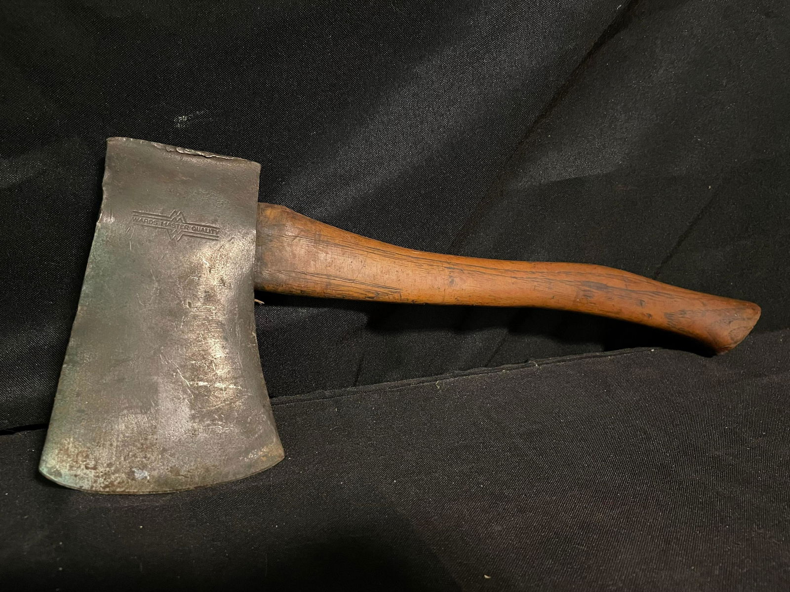Wards Master Quality Broad Axe Hatchet Style With Wooden Handle. 18" (1 of 2)