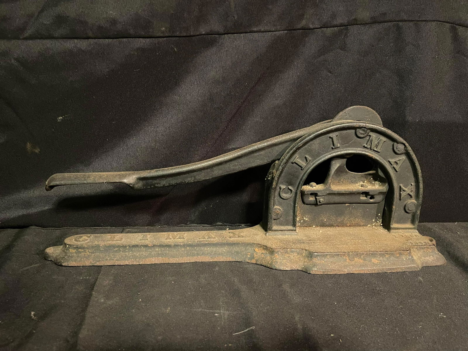 Climax 9499 "1 Inch - 2 Inch" Cast Iron Hand Cutter Tobacco Cutter 18" (1 of 3)