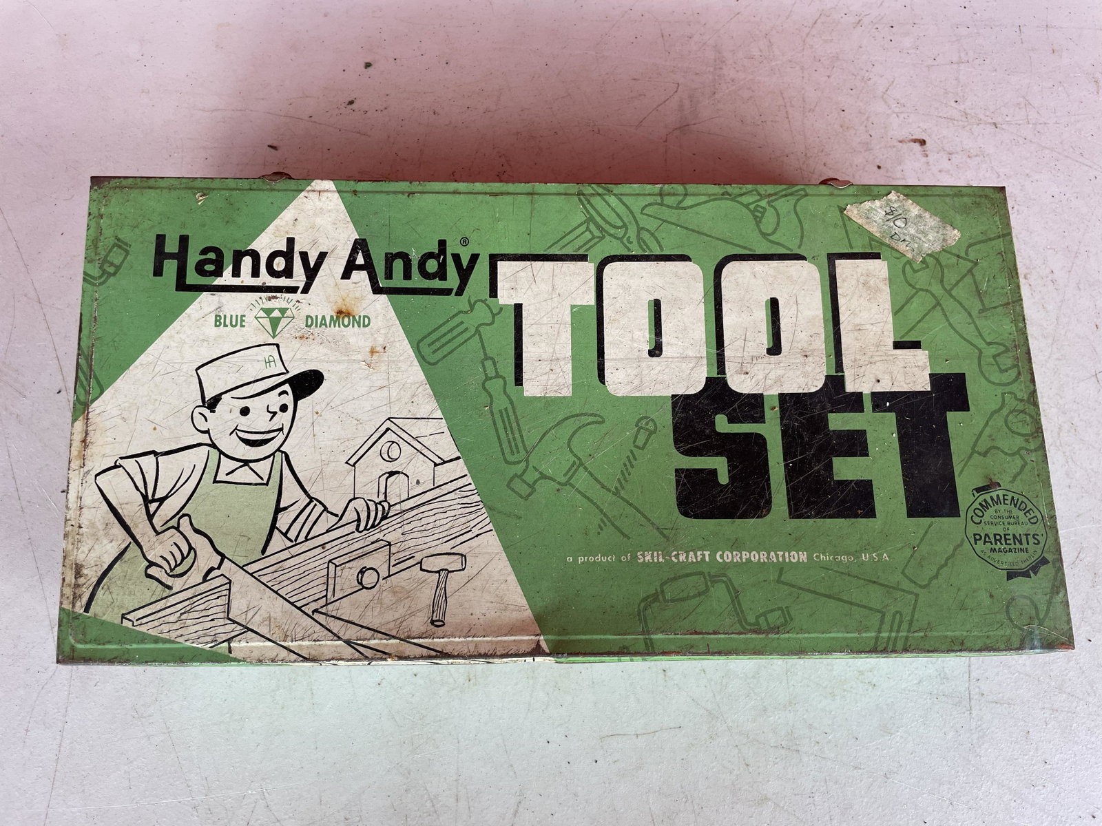 Metal Handy Andy Tool Set By Blue Diamond With Assorted Tools: Metal Handy Andy Tool Set By Blue Diamond With Assorted Tools