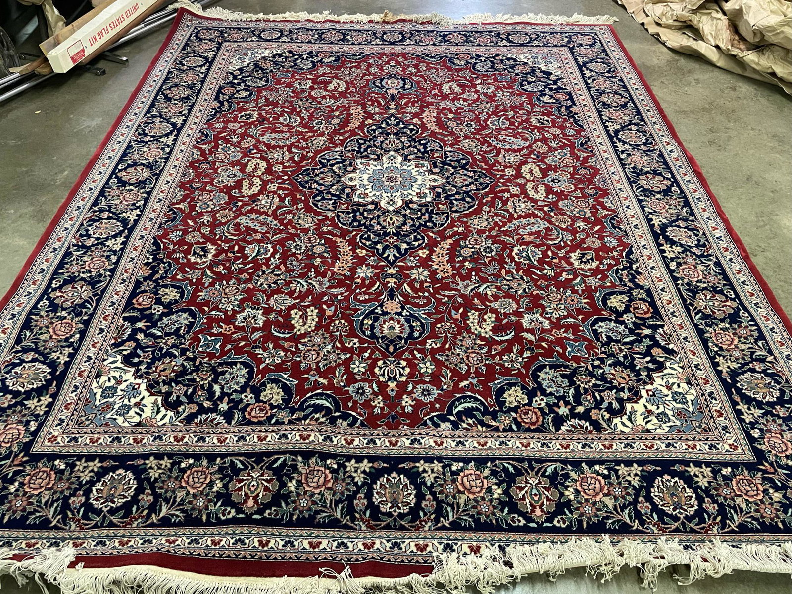 Large Persian Style Area Rug 97.5" x 120" (1 of 3)