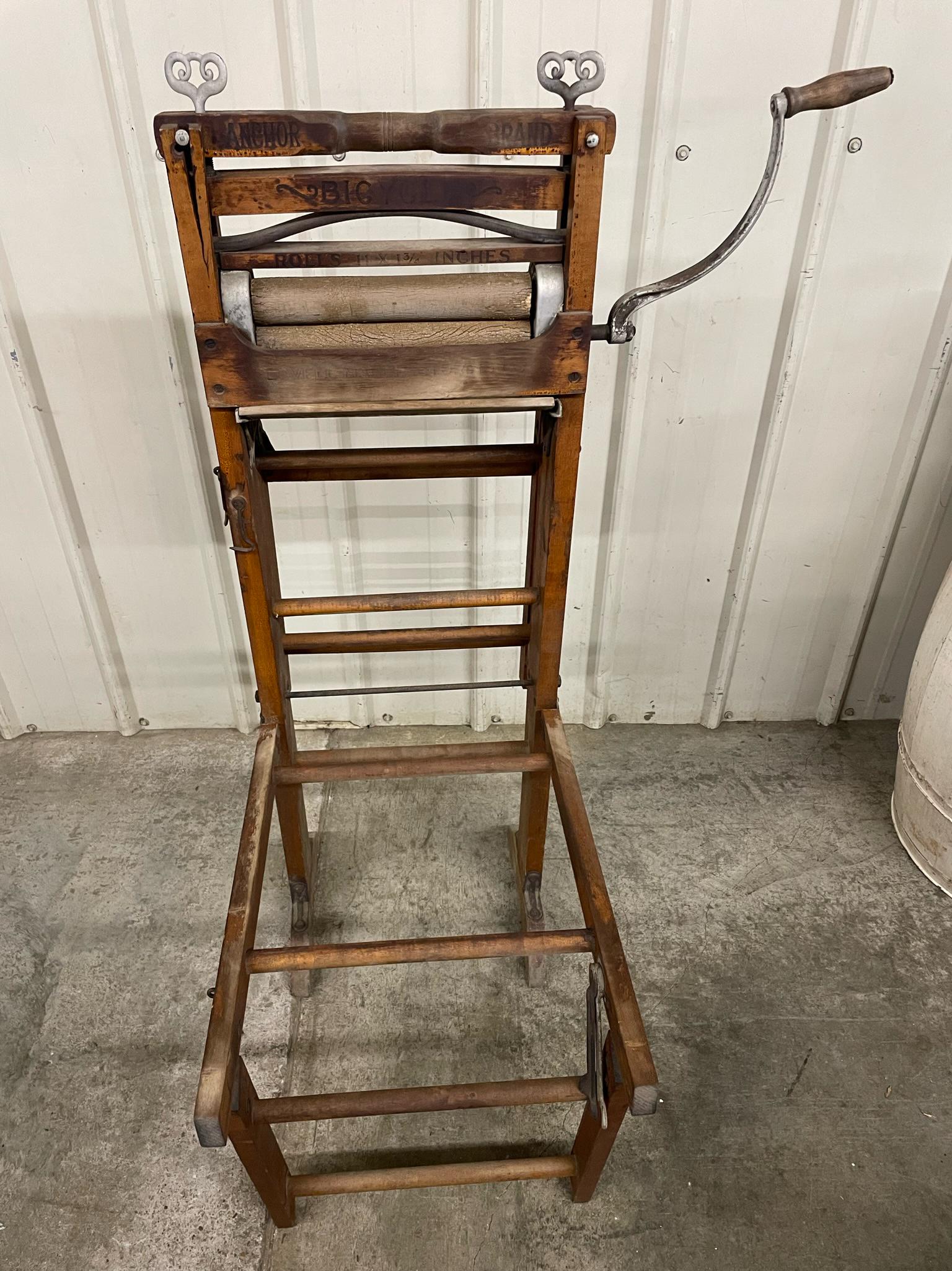 Anchor Brand -Bicycle- Folding Bench Wringer Washer (1 of 4)