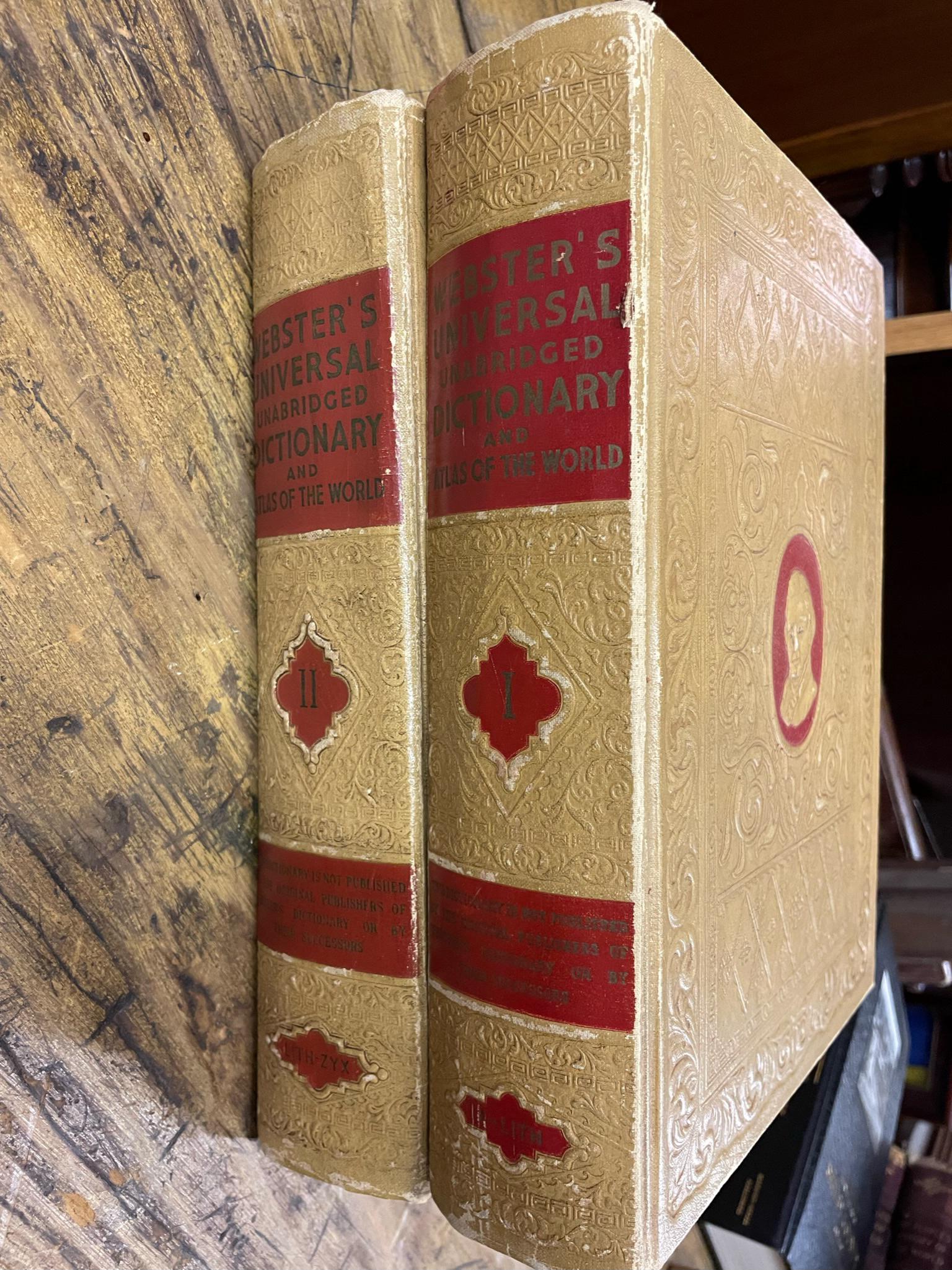 Webster's Universal Unabridged Dictionary and Atlas of the World (1 of 4)