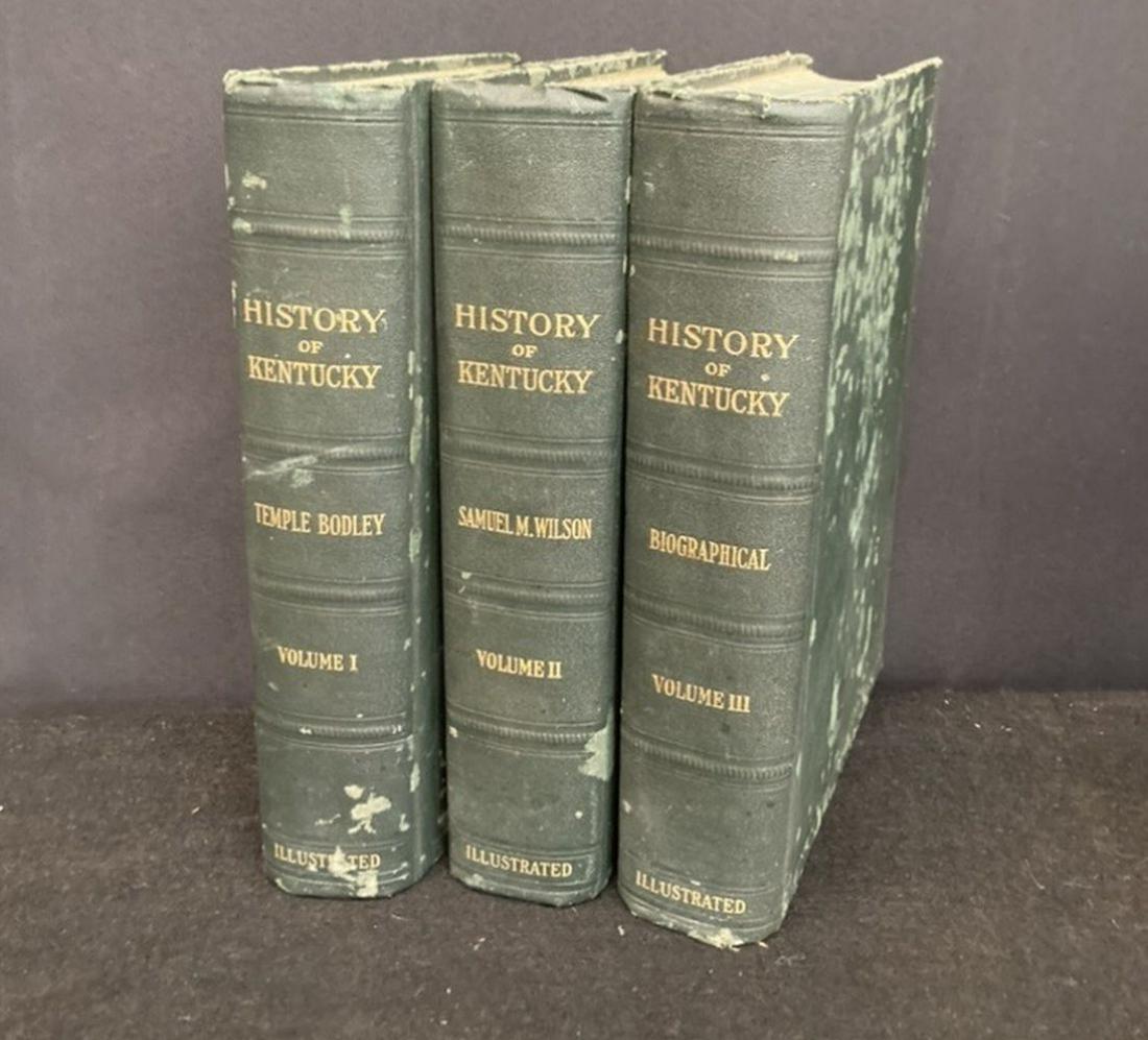 Set Of 3 Volumes Of History Of Kentucky (1 of 2)
