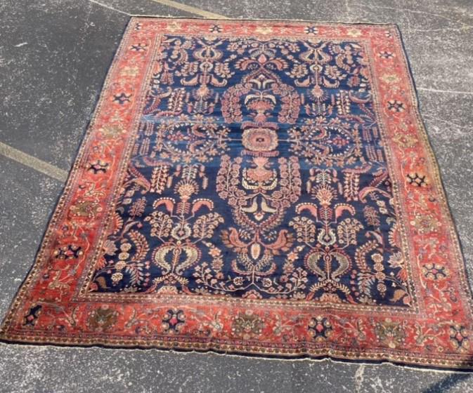 155"x123" Great Room Sized Rug Has Wear, Stains And Small Edge Tears (1 of 4)
