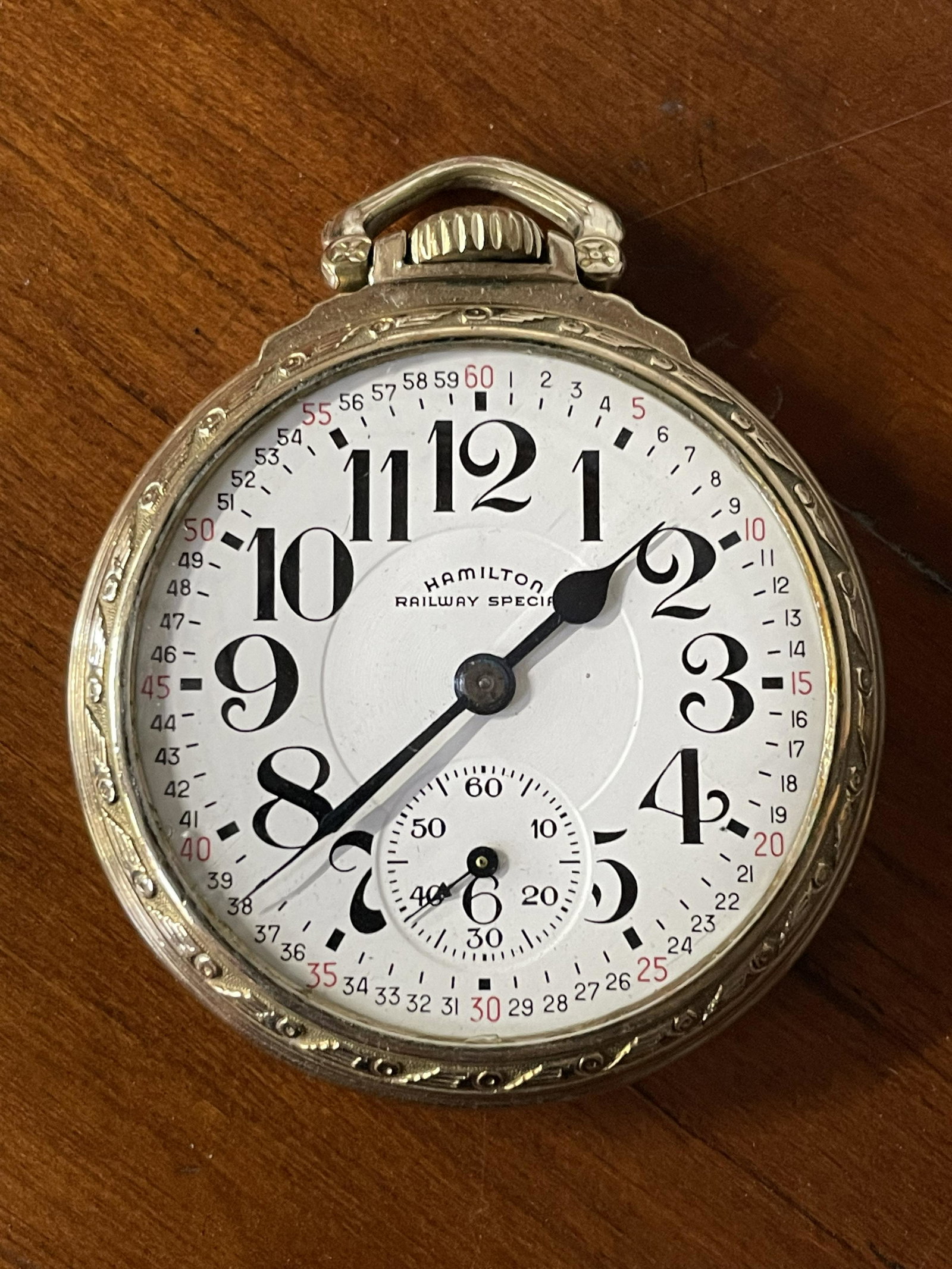 Hamilton Railway Special Pocket Watch - 21 Jewels, Runs As It Should: Hamilton Railway Special Pocket Watch - 21 Jewels, Runs As It Should