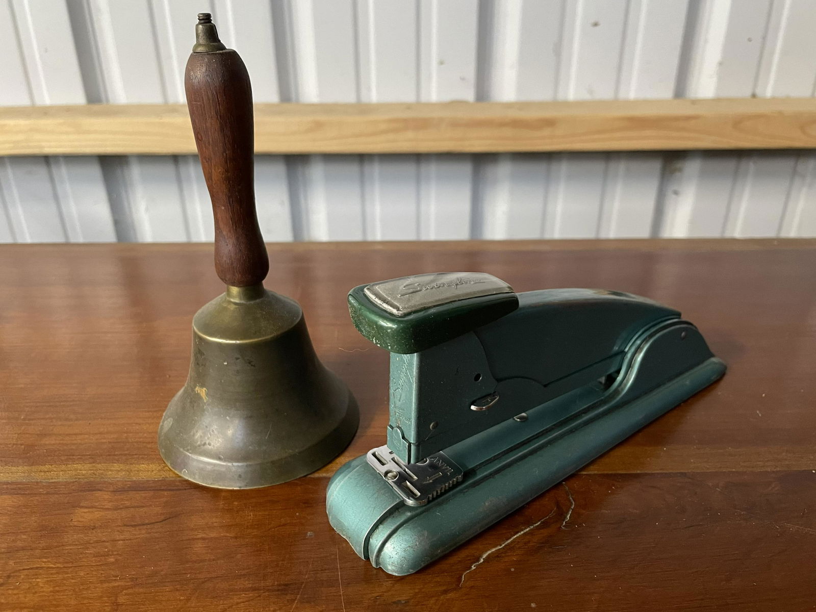 School Bell and Vintage Stapler (1 of 2)
