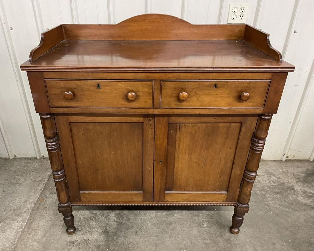 Small Kentucky Cherry Linen Press / Sideboard Circa 1840 (1 of 7)