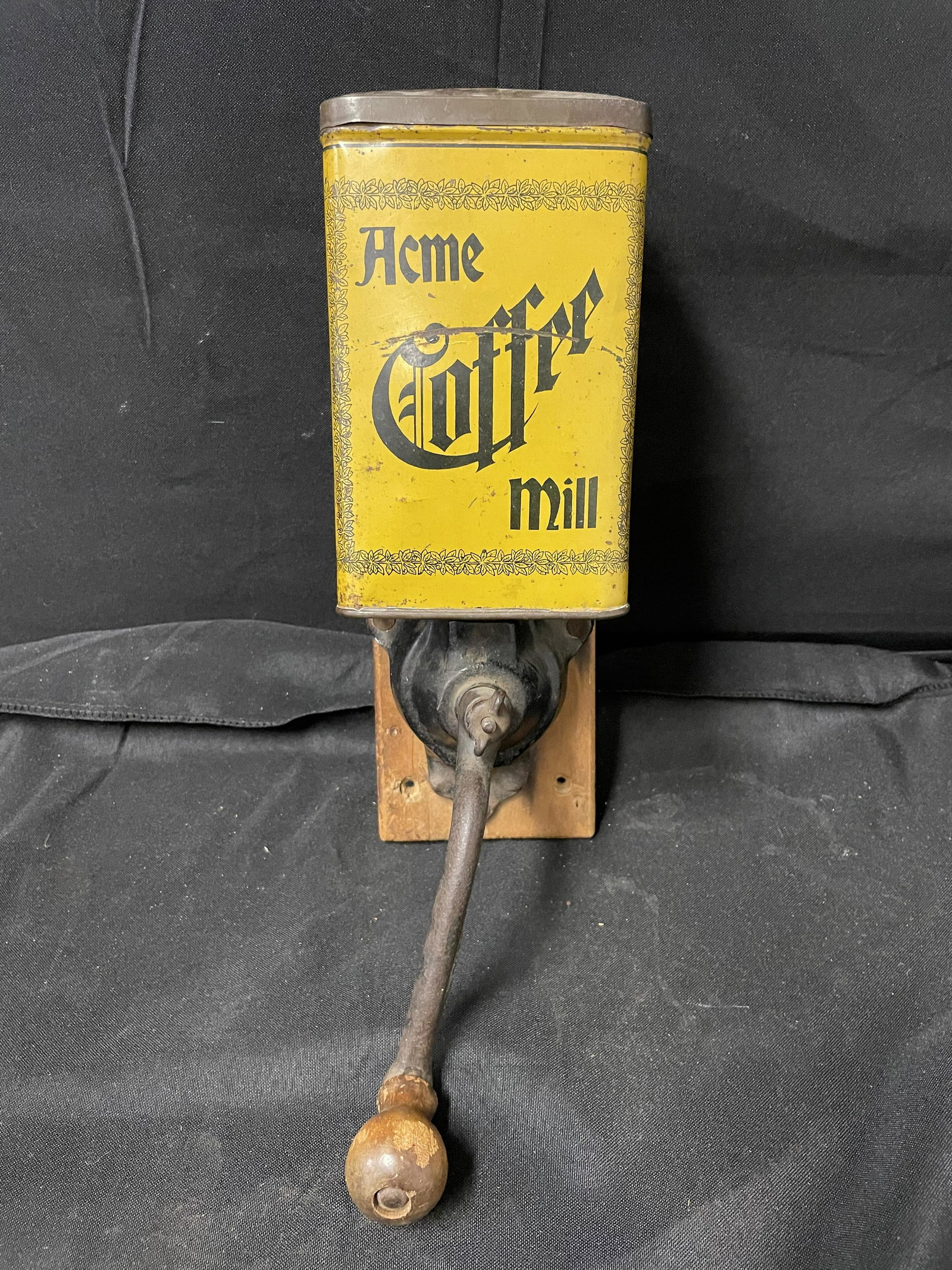 Tin Acme Wall Mounted Coffee Grinder (14") (1 of 2)