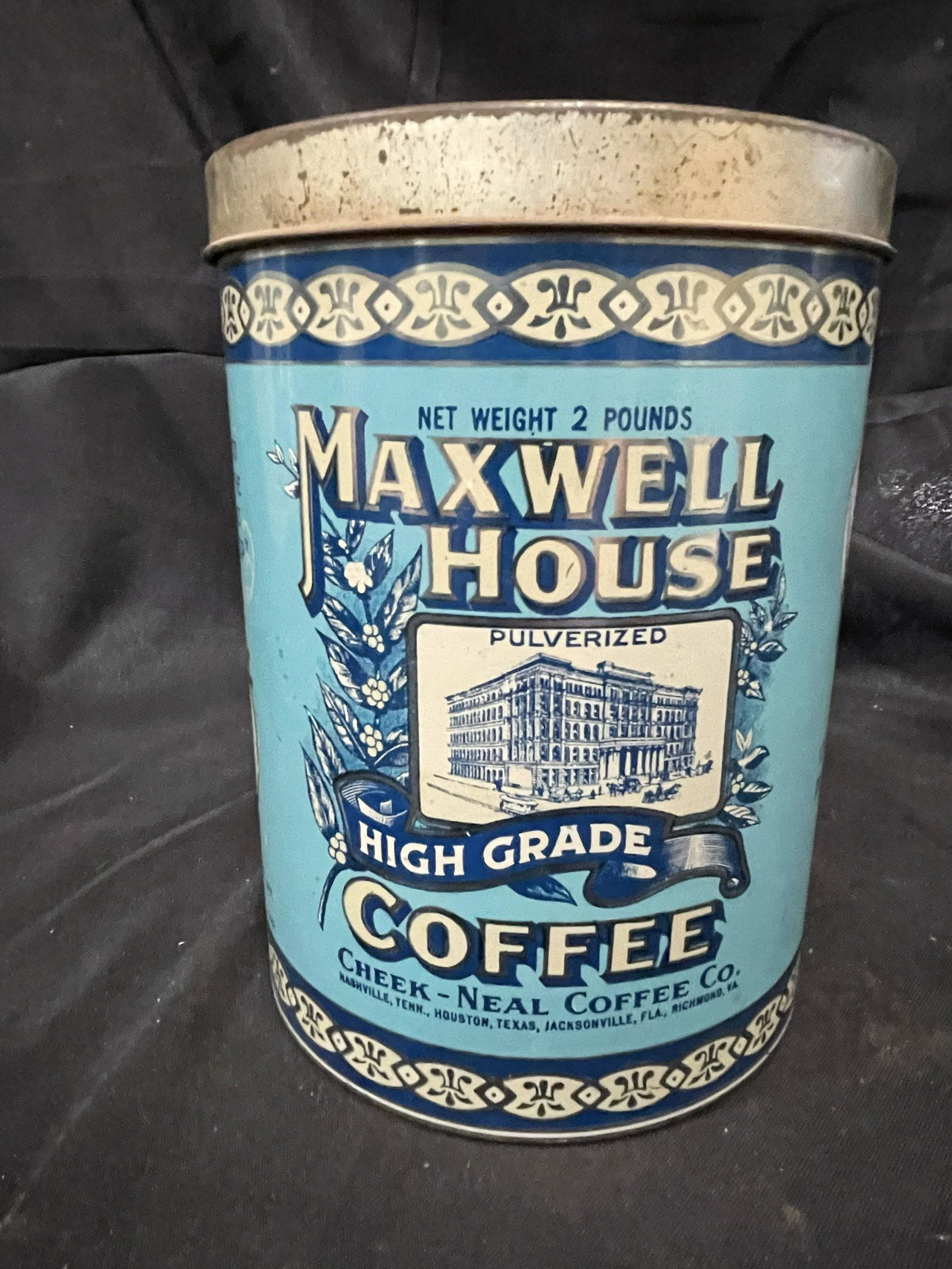 Maxwell House High Grade Coffee Tin (8") (1 of 2)