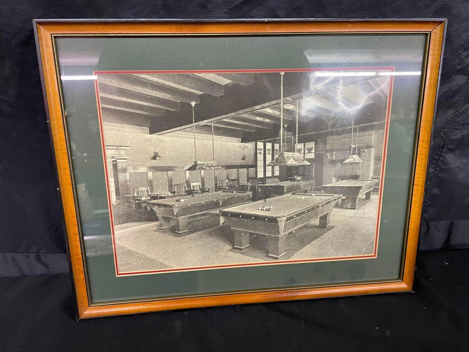 Framed Billiards Photo (0456) on Jan 09, 2023 Swisher Bros. Auction LLC in KY