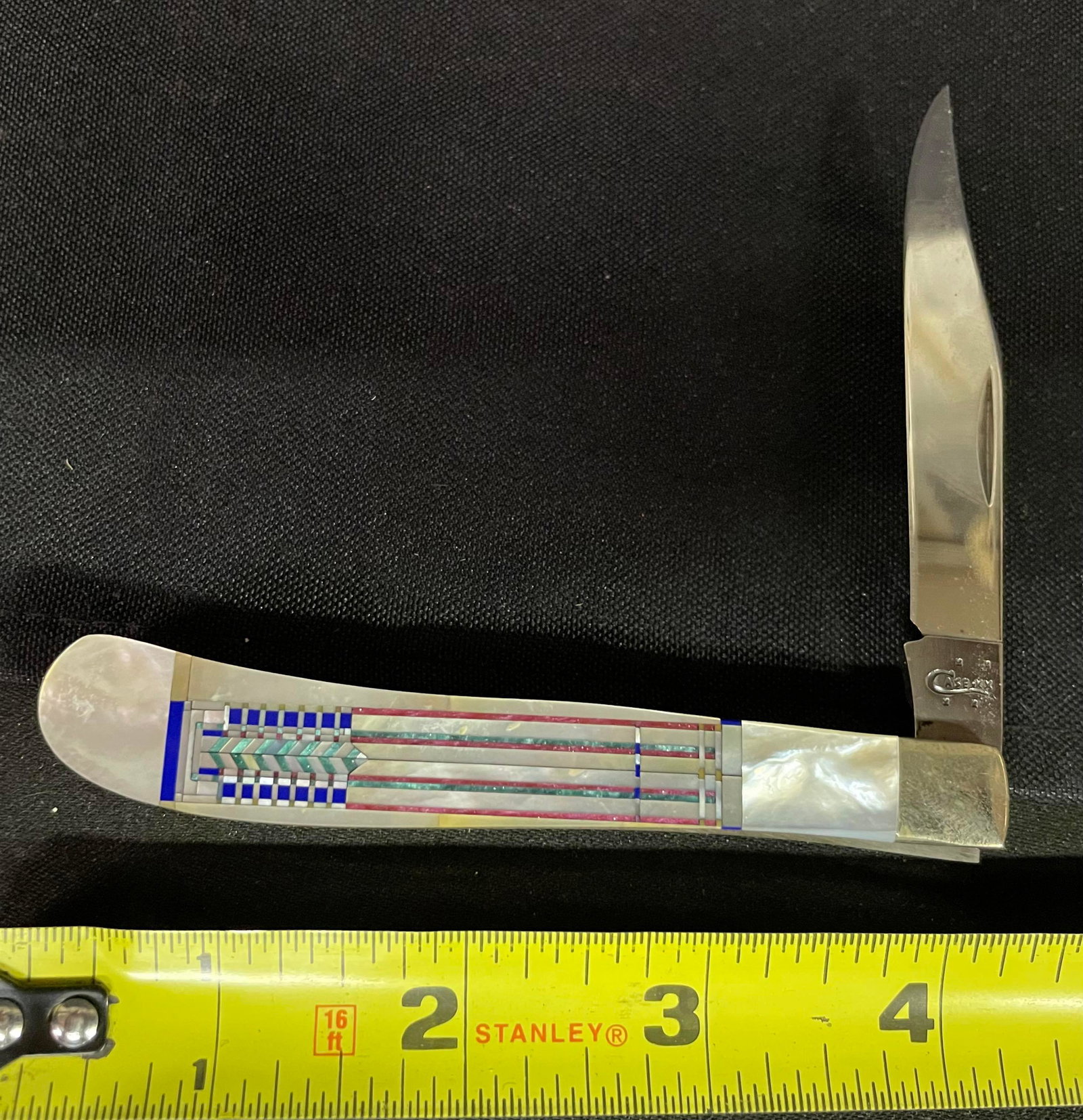 Case XX 61048 SS American Flag - Possibly Mother of Pearl  - EXTREMELY RARE (1 of 2)