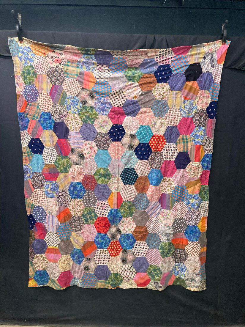 Early Hand Stitched Quilt (1 of 2)