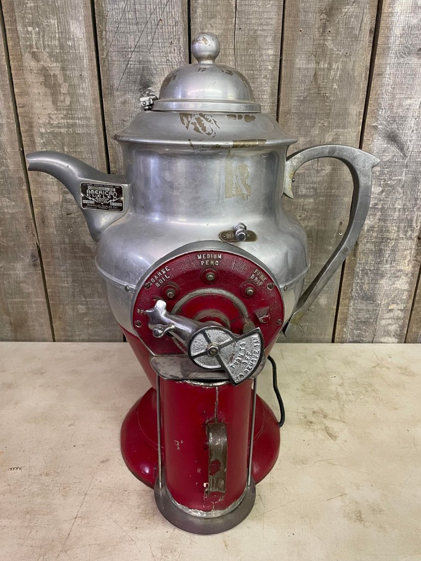 Large American Duplex Electric Coffee Grinder Louisville, Kentucky 60 Cycles (29"X20"X18") (1 of 7)