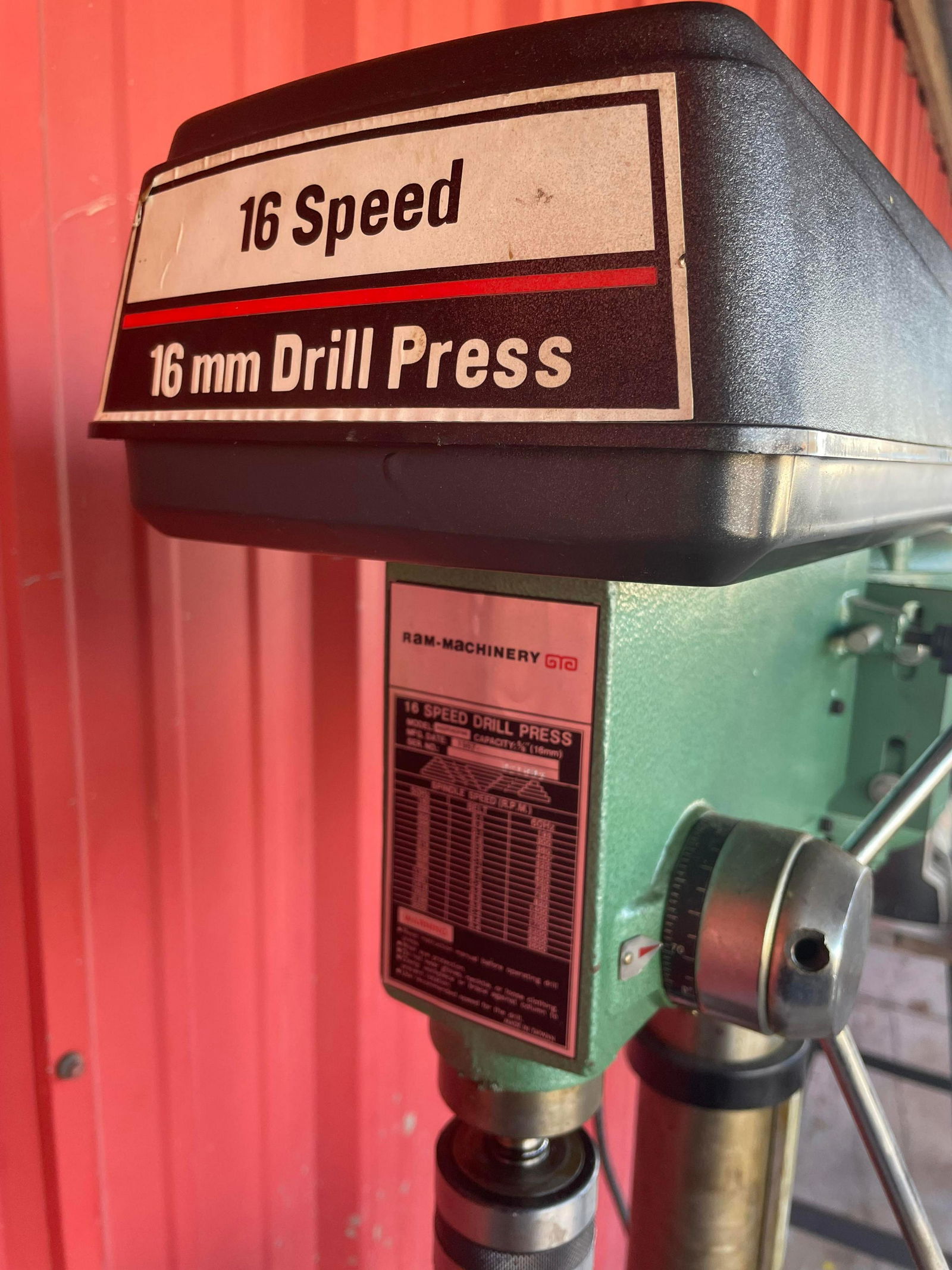Ram Machinery 16 Speed Drill Press (1 of 2)