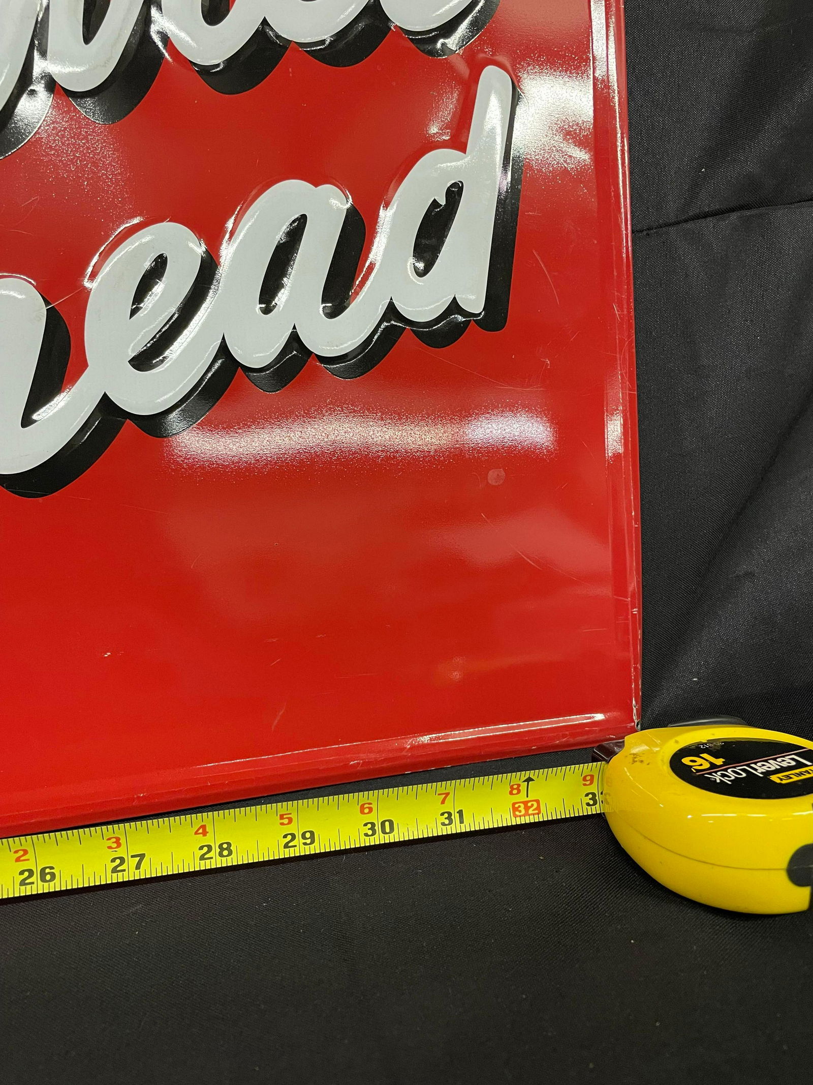 Metal RED HAT Motor Oil Gasoline Sign (1 of 2)