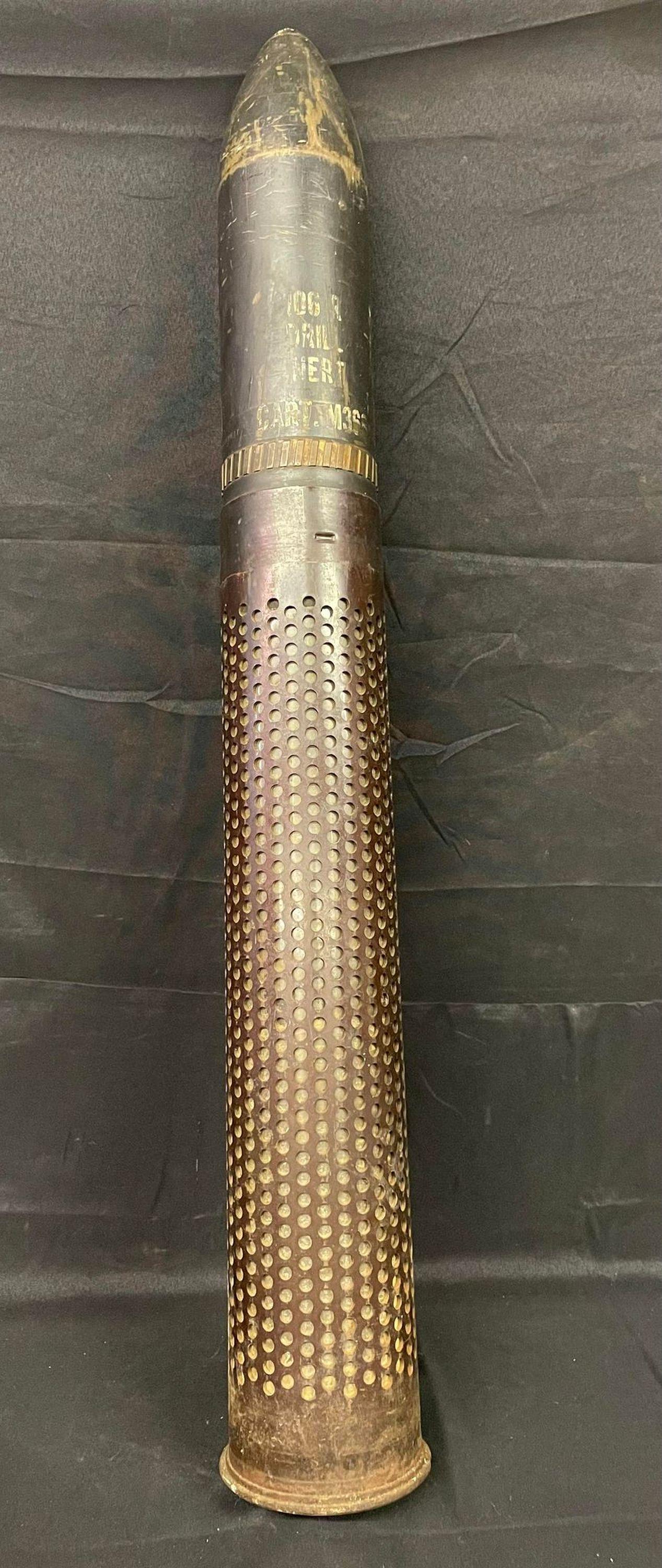 Large Artillery Shell with casing and all.: Large Artillery Shell with casing and all.