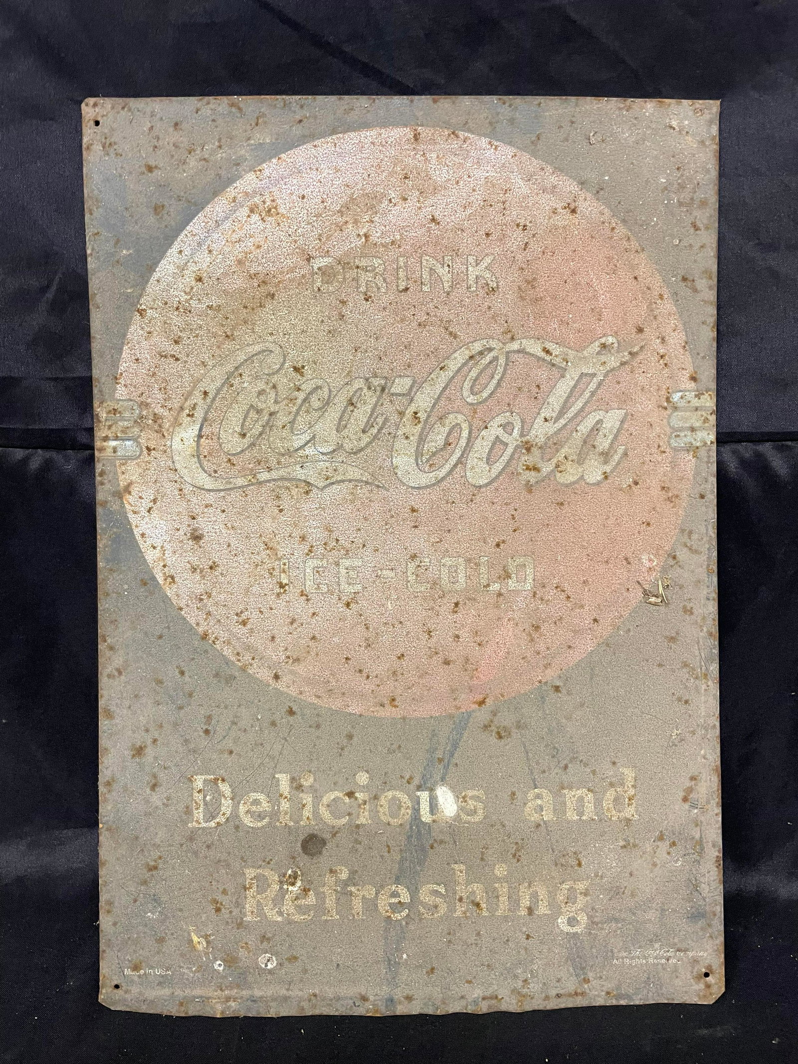 Drink Coca-Cola Advert Sign: Drink Coca-Cola Advert Sign