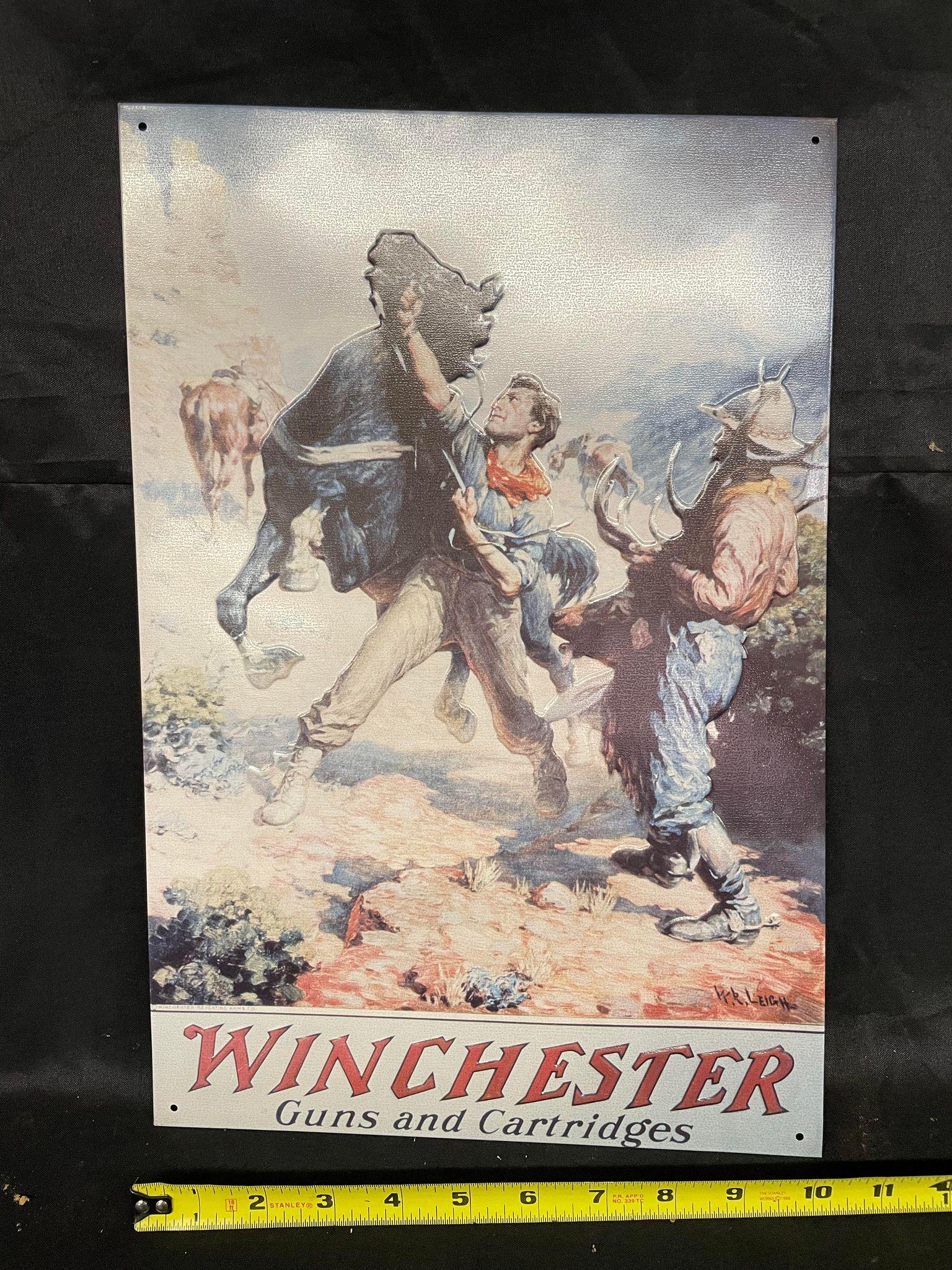 Winchester Guns and Cartridges Sign (1 of 1)