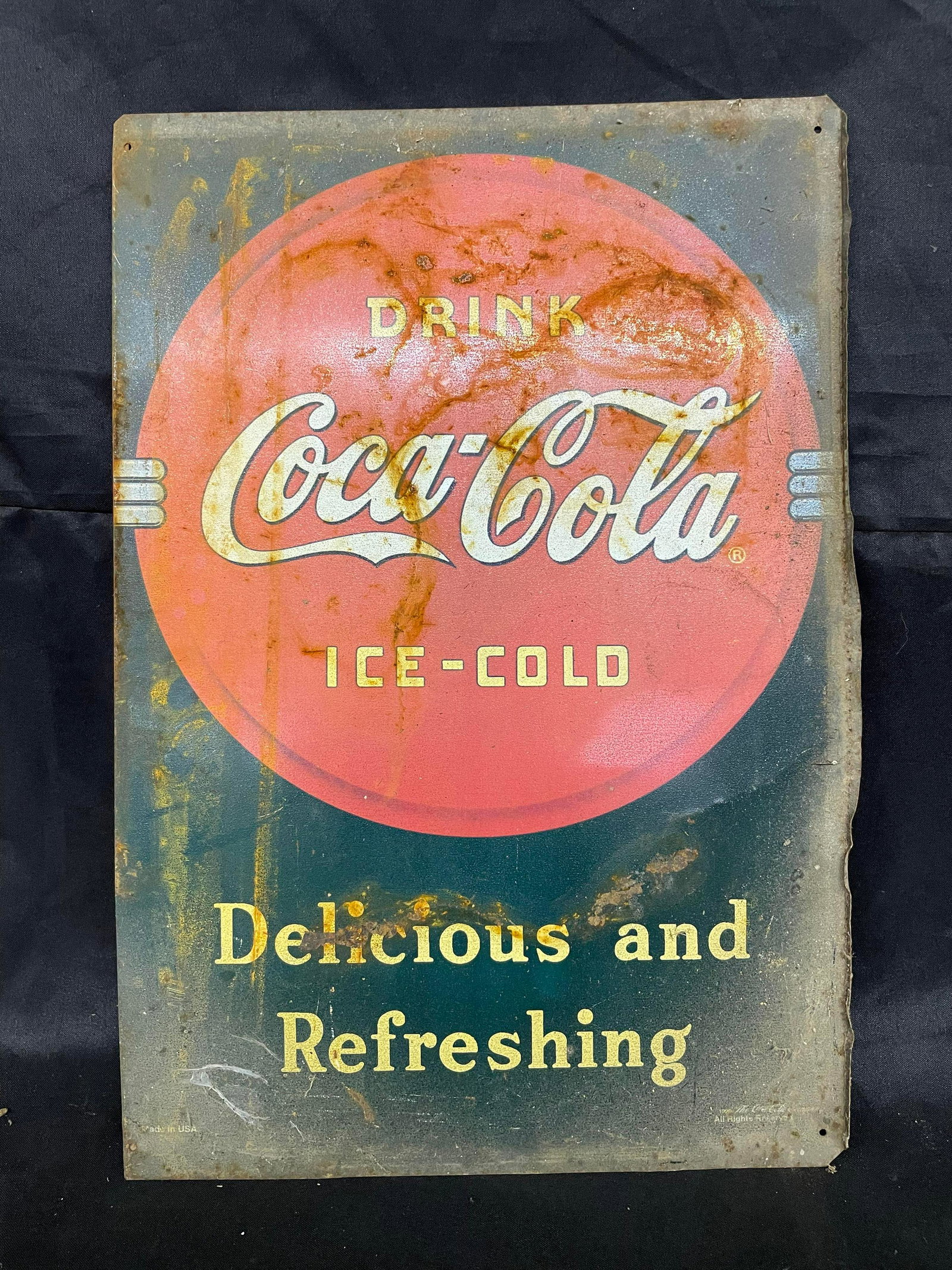Drink Coca-Cola Advert Sign: Drink Coca-Cola Advert Sign