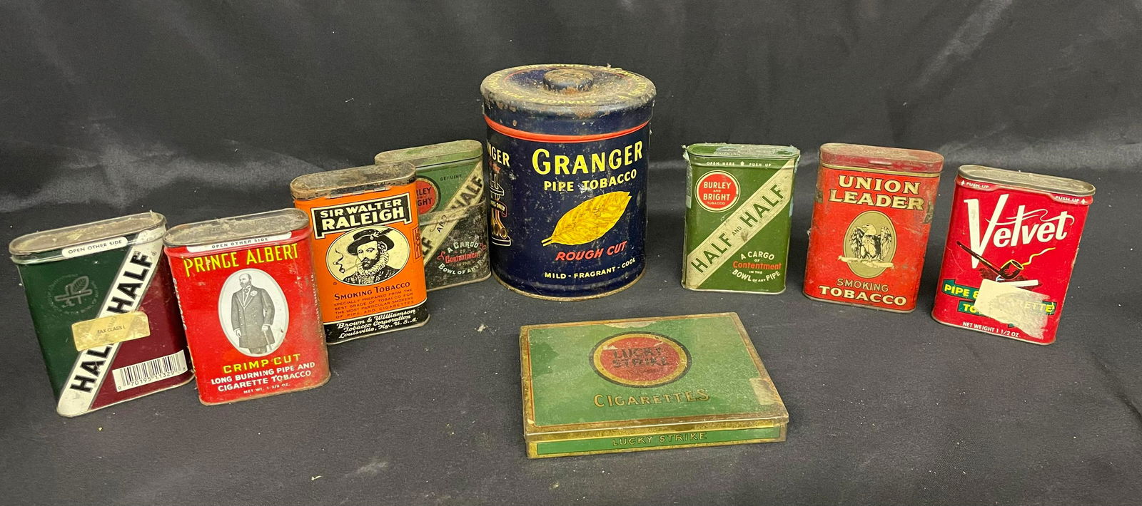 Collection Of Vintage Tobacco Tins