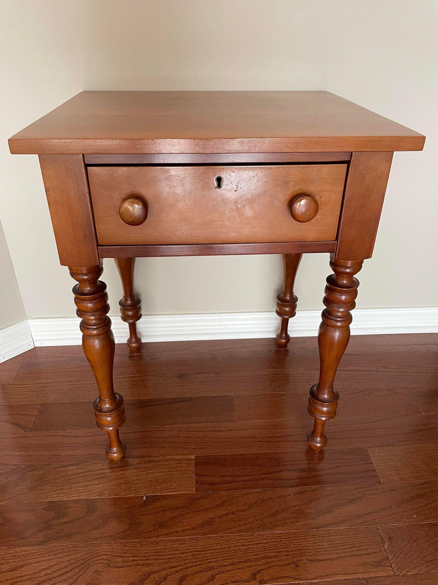 Cherry One Drawer Stand - Matches 193: Cherry One Drawer Stand - Matches 193
