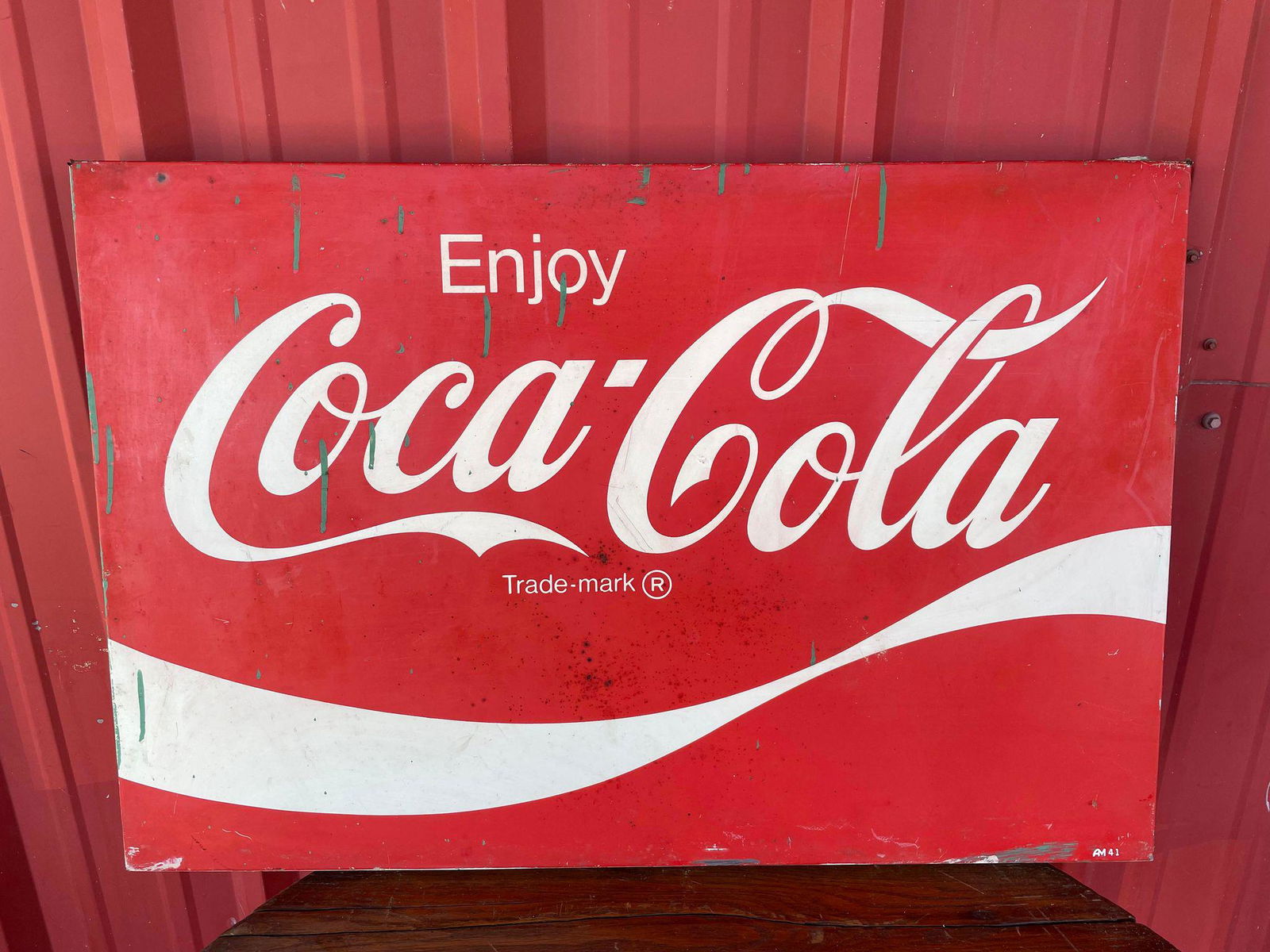 Vintage Metal Coca-Cola Sign (1 of 1)