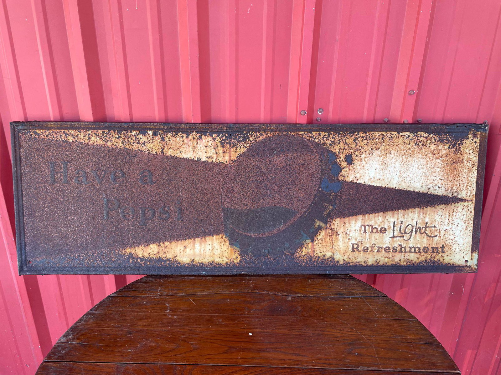 Vintage Pepsi Cola Sign (1 of 1)