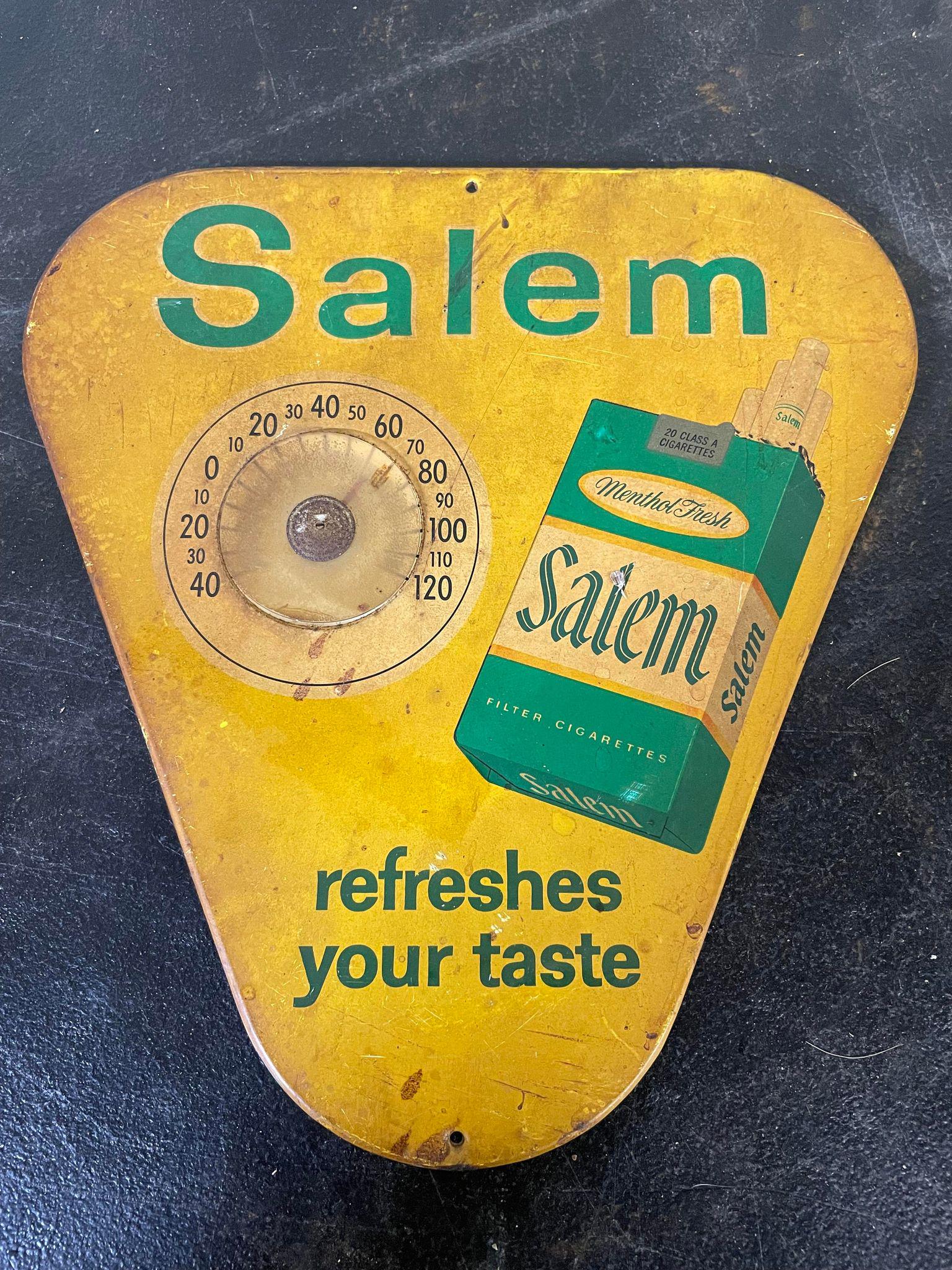 Vintage Salem Cigarettes Thermometer (1 of 2)
