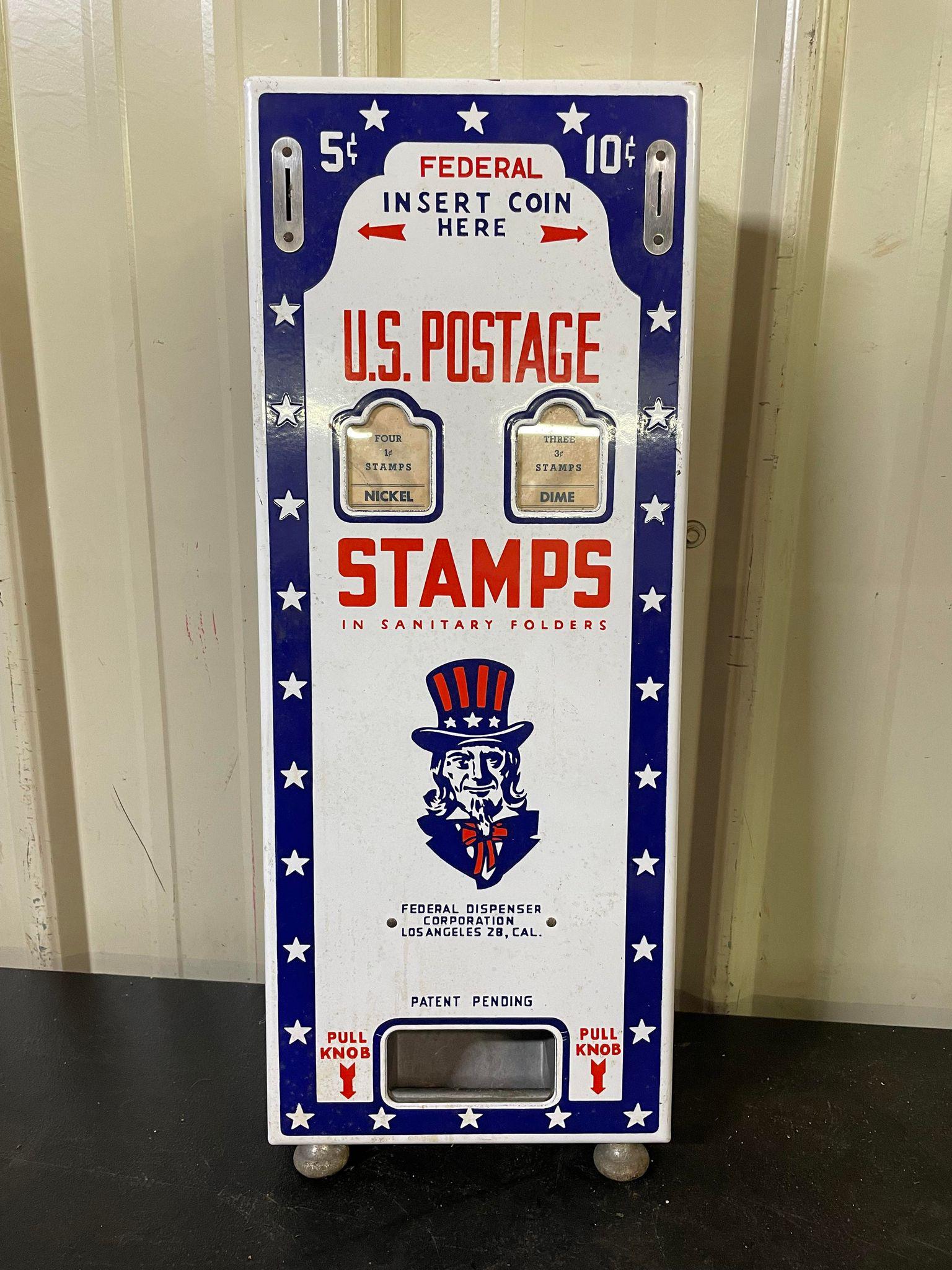 5 Cent, US Postage Stamp Dispenser (0411) on Apr 17, 2023 Swisher Bros. Auction LLC in KY