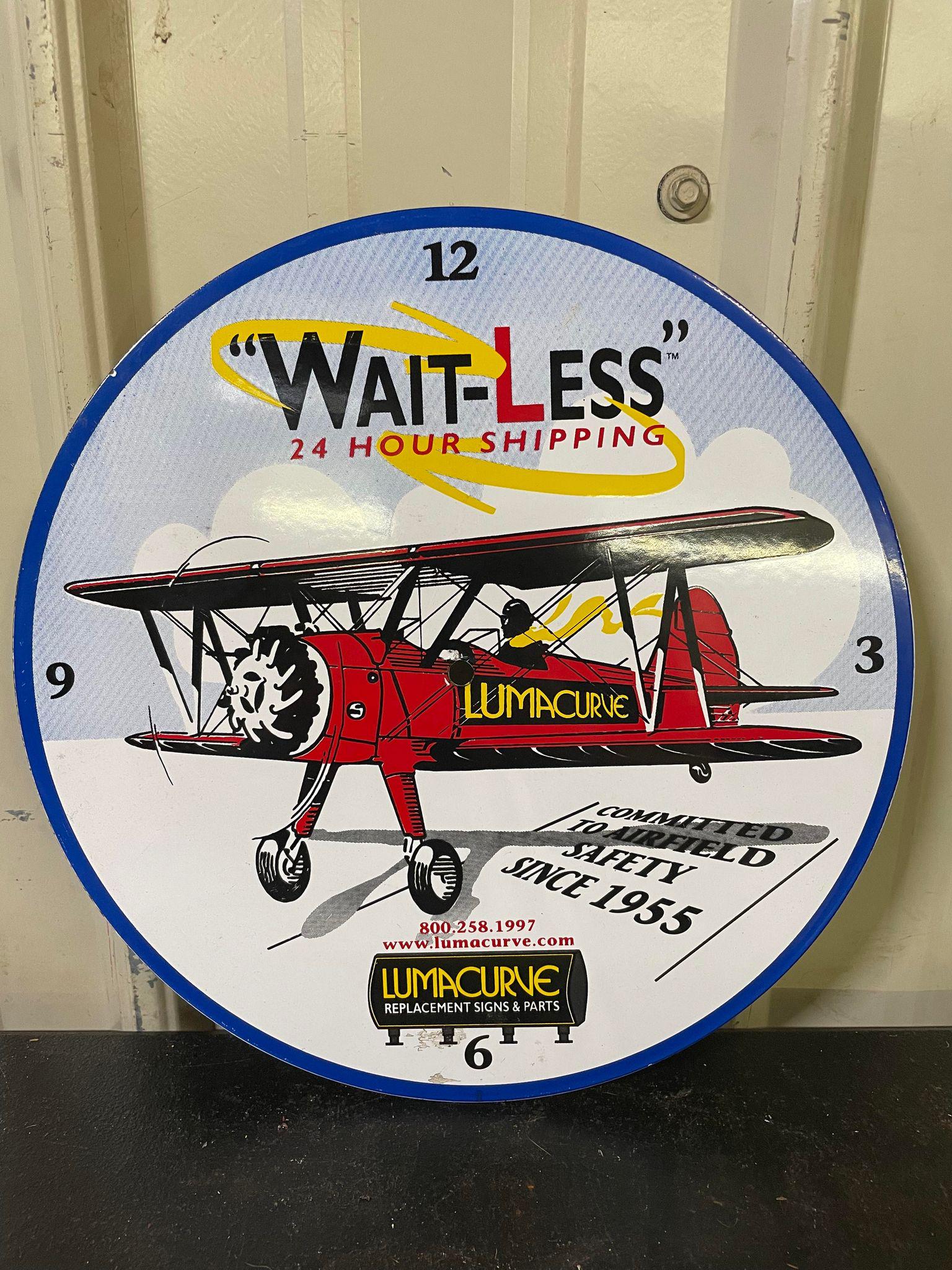 LumaCurve "WAIT-LESS 24 Hour Shipping" Replacements Signs and Parts (1 of 2)