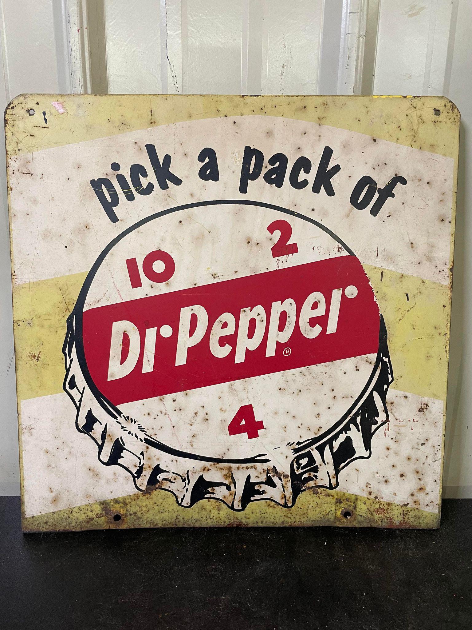 Vintage Dr. Pepper Sign (1 of 2)