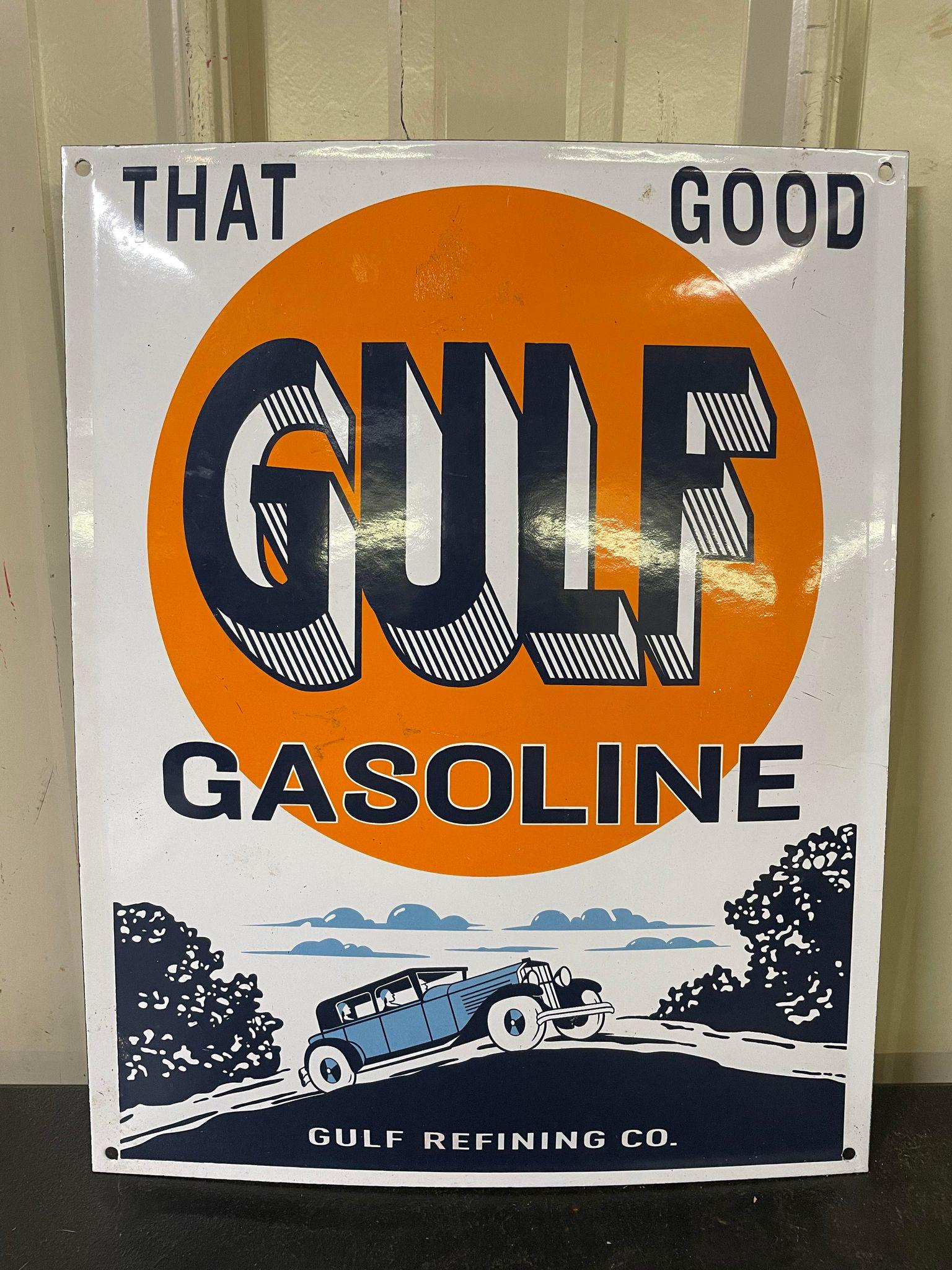 Gulf Gasoline Sign (1 of 2)