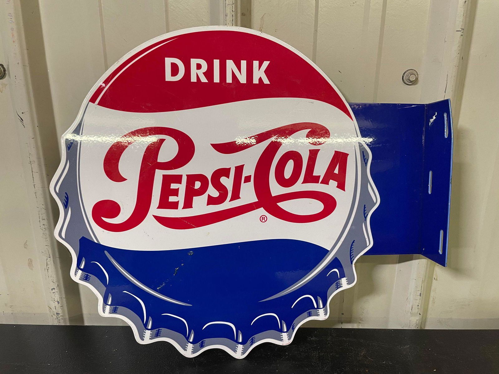 Drink Pepsi-Cola Flange Sign (1 of 2)