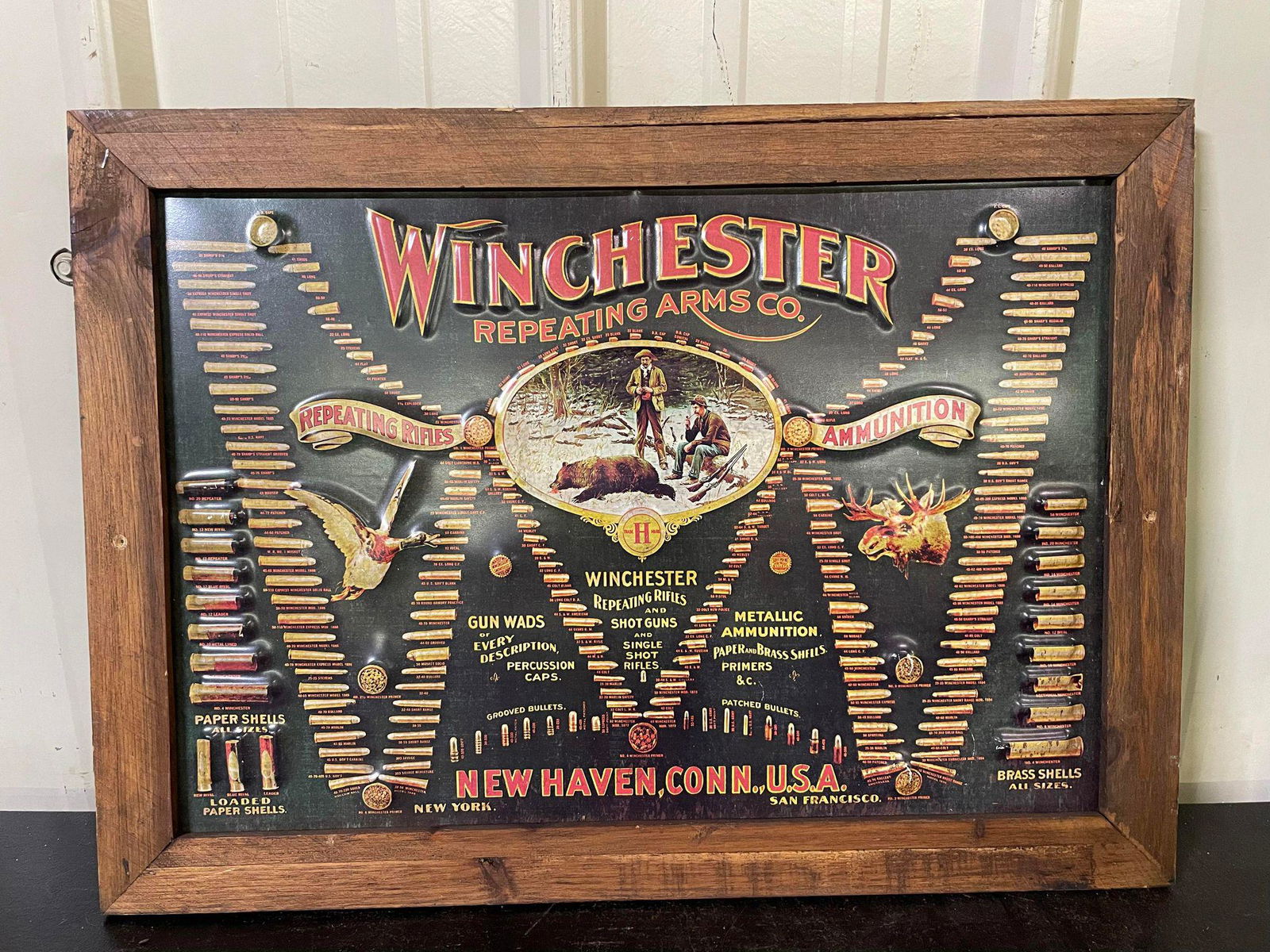 Framed Winchester Ammo Scale (1 of 2)