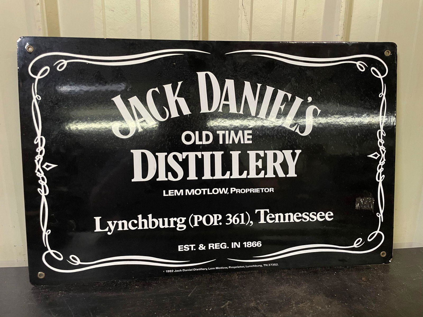 Jack Daniel's Old Time Distillery Sign (1992) (1 of 2)