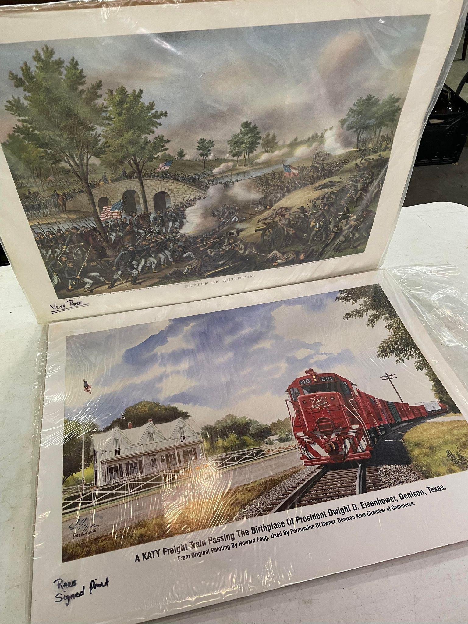 Battle of Antietam Print, Signed Print from the Original Painting by Howard Fogg: Battle of Antietam Print, Signed Print from the Original Painting by Howard Fogg