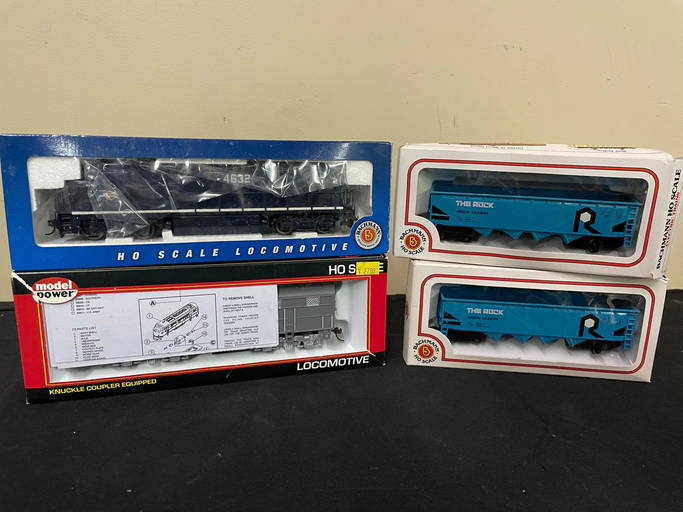 Collection Of Bachmann's And Model Power Trains