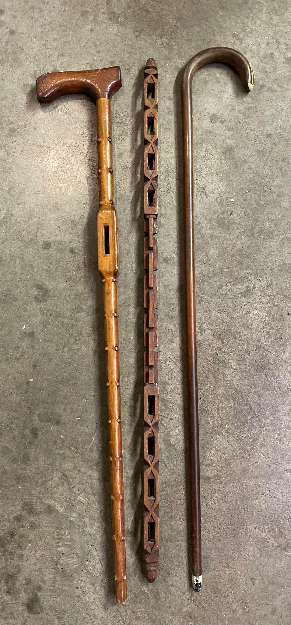 Trio of Unique Walking Sticks (1 of 2)