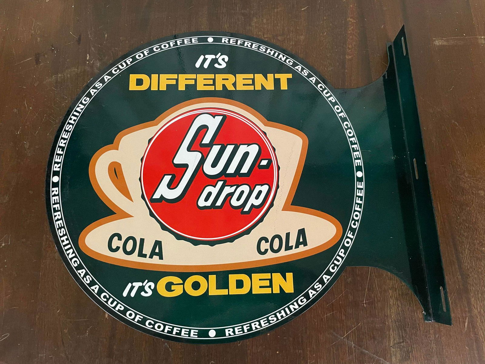 Sun Drop "It's Different" Flange Sign (1 of 2)