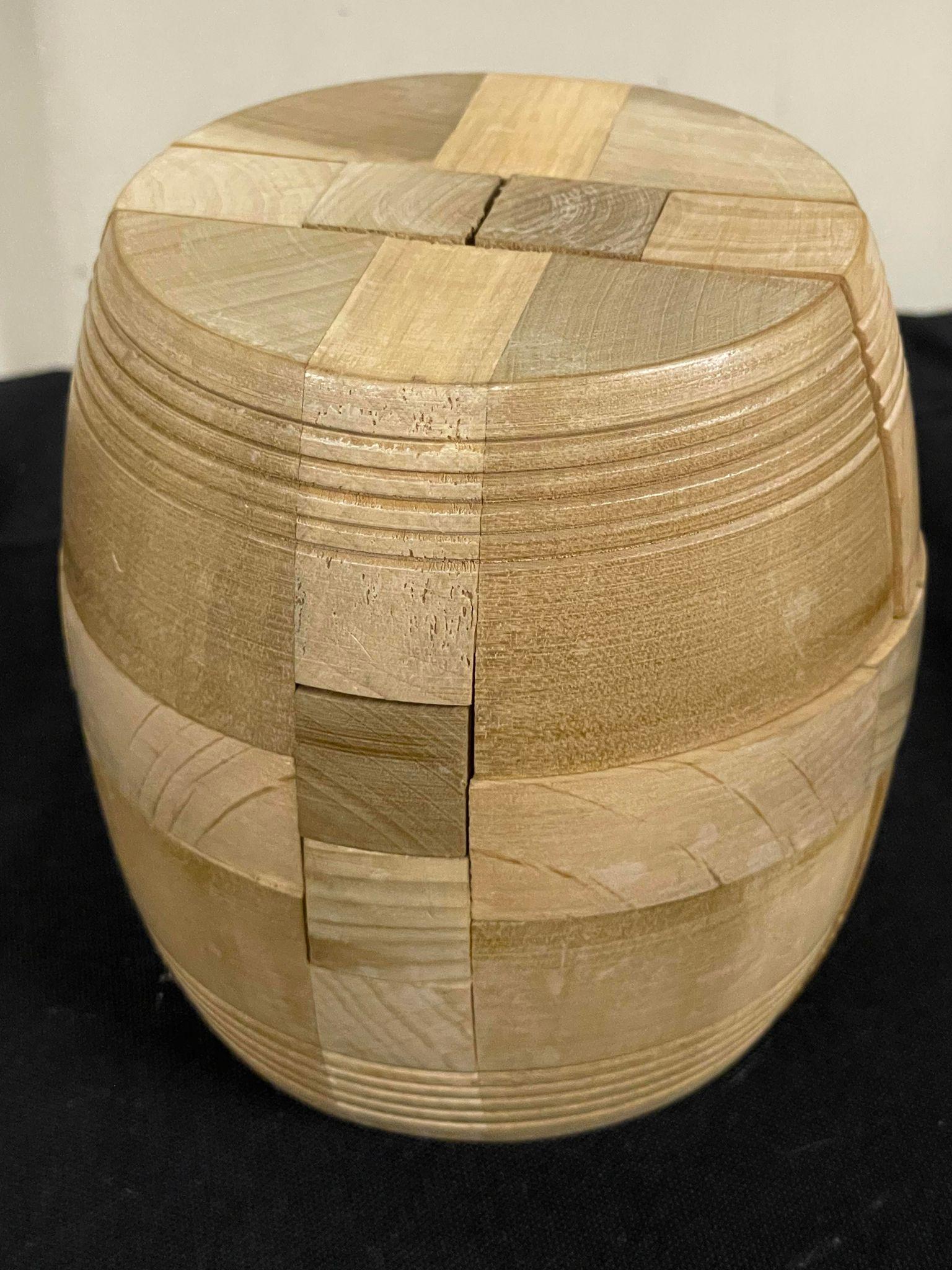 Wooden Beer Barrel Puzzle Auction