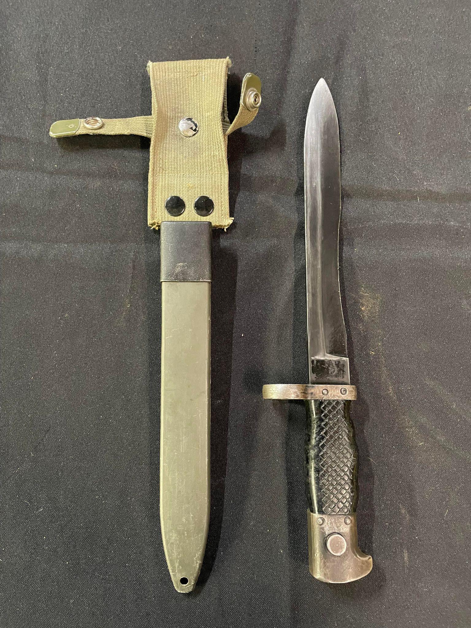 Bayonet with Sheath: Bayonet with Sheath