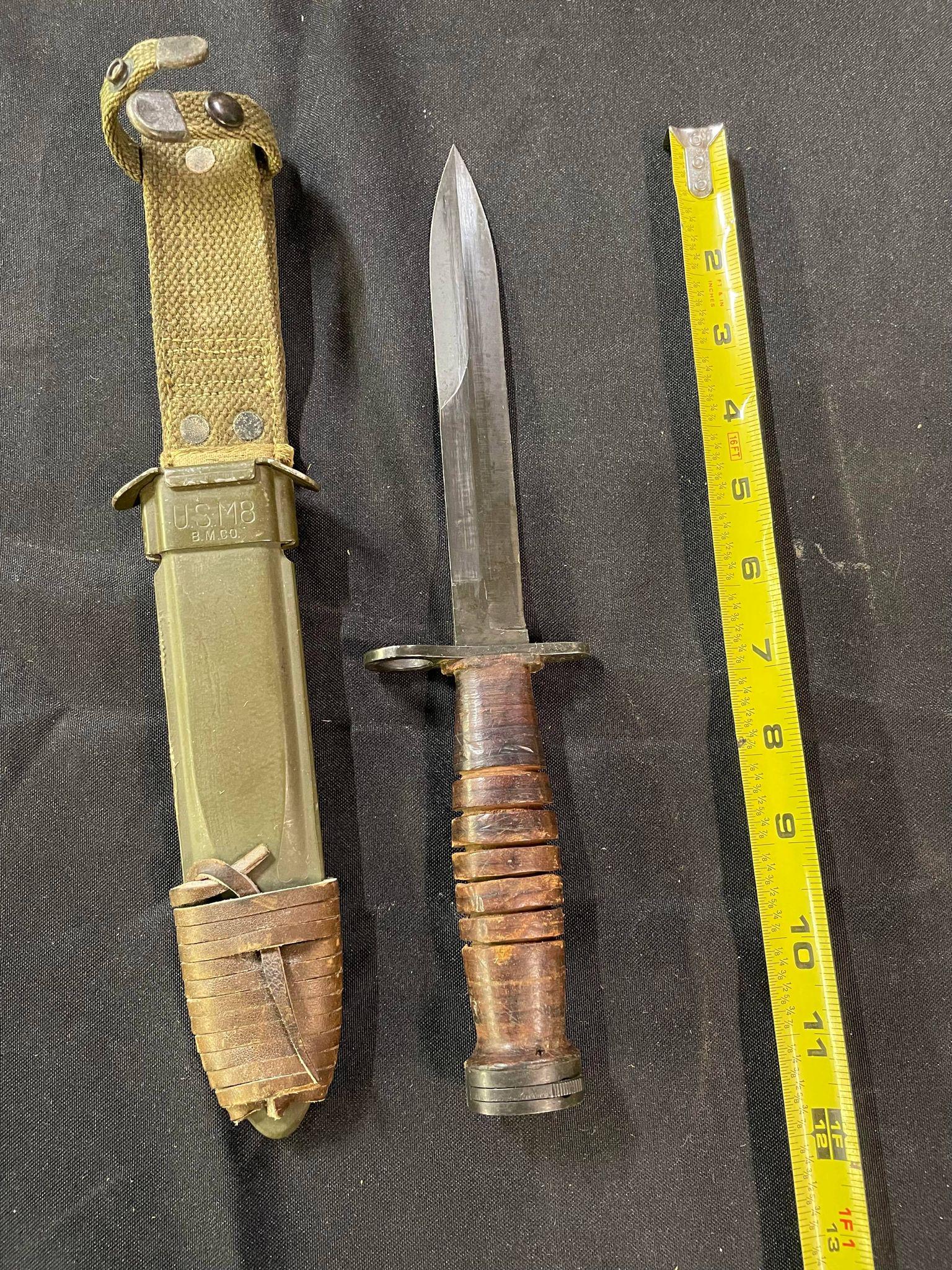 U.S. M8 B.M.CO. Military Bayonet: U.S. M8 B.M.CO. Military Bayonet