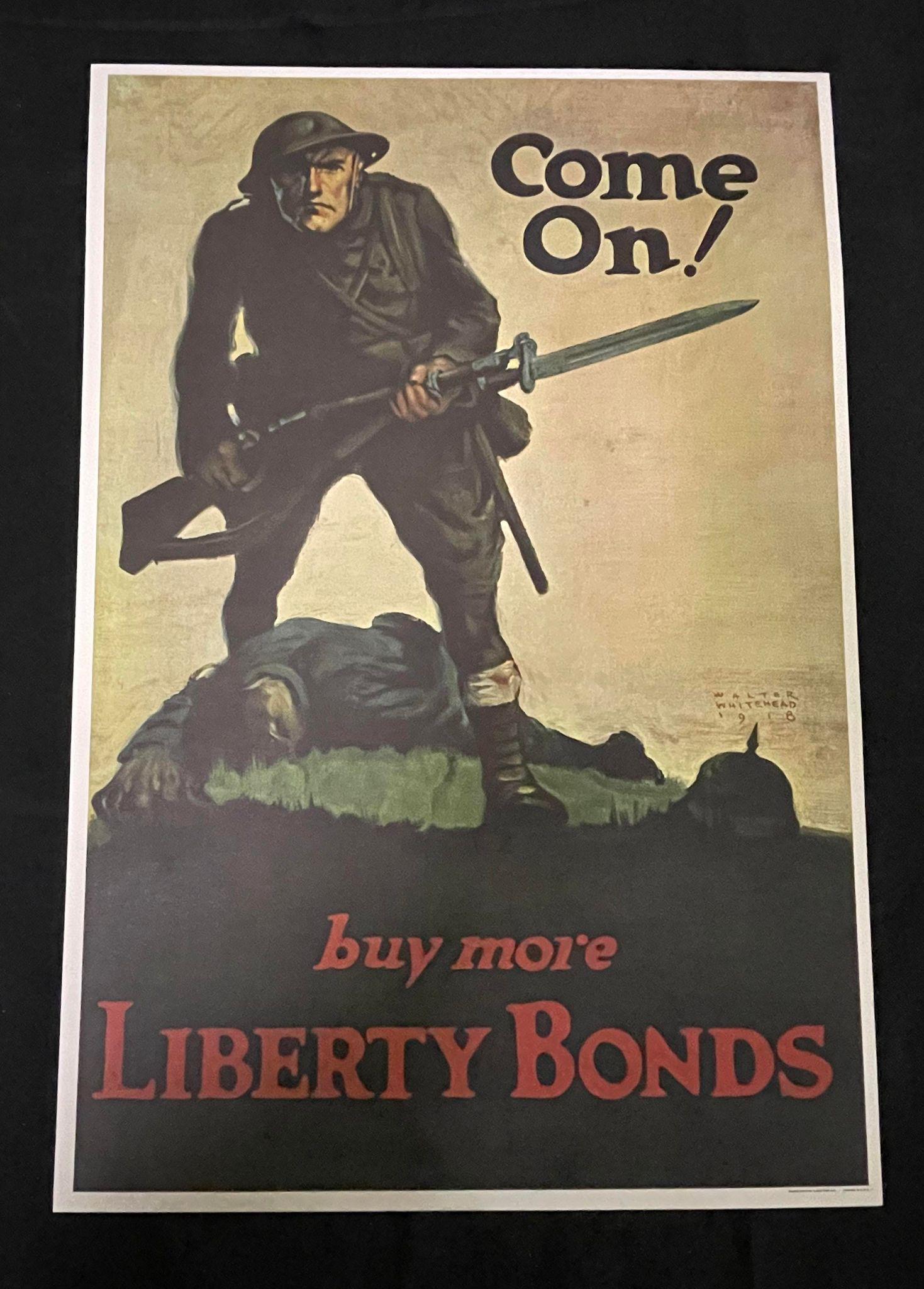 Vintage USA Wartime Propaganda Poster (1 of 1)