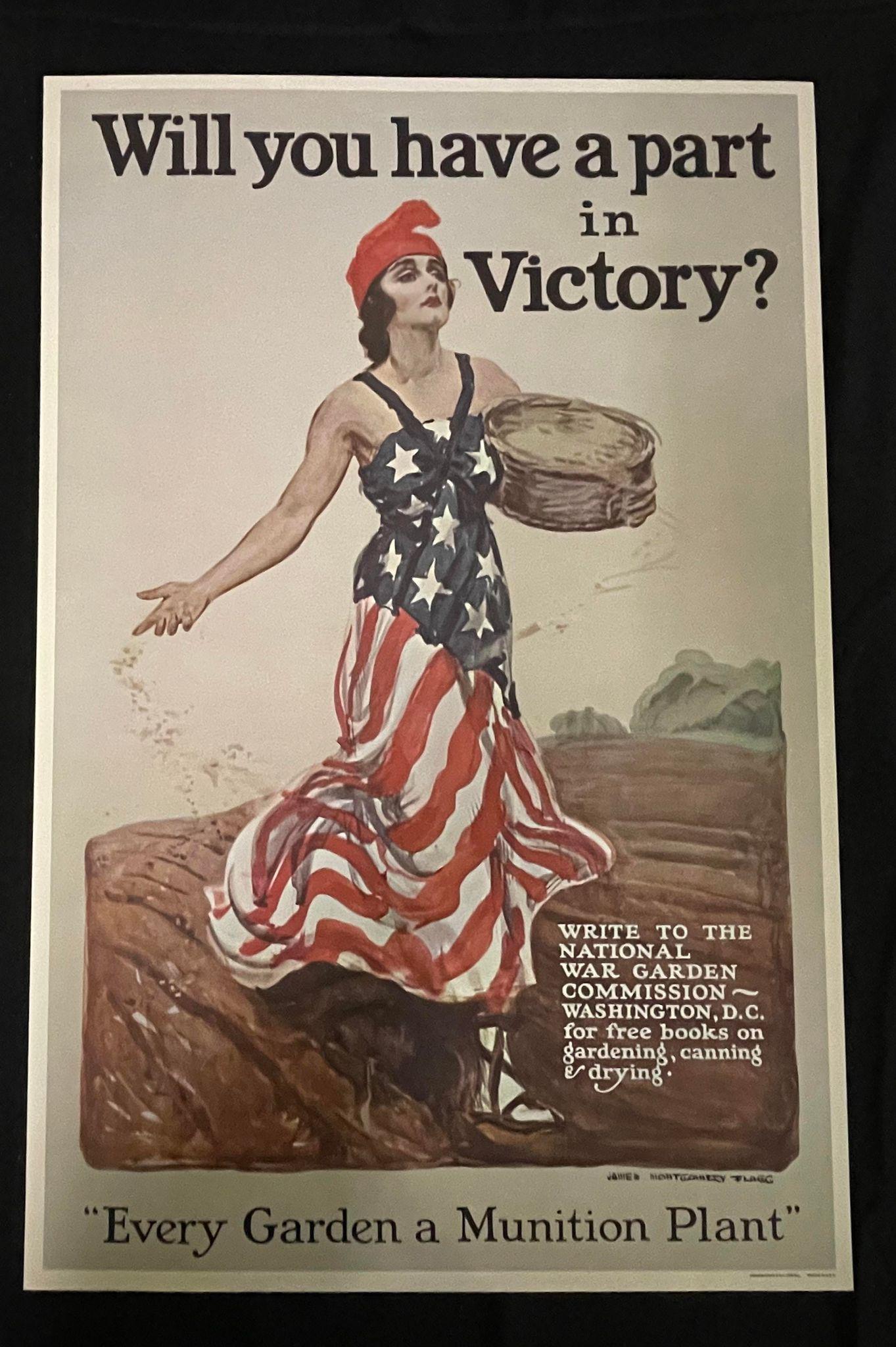 Vintage USA Wartime Propaganda Poster (1 of 1)